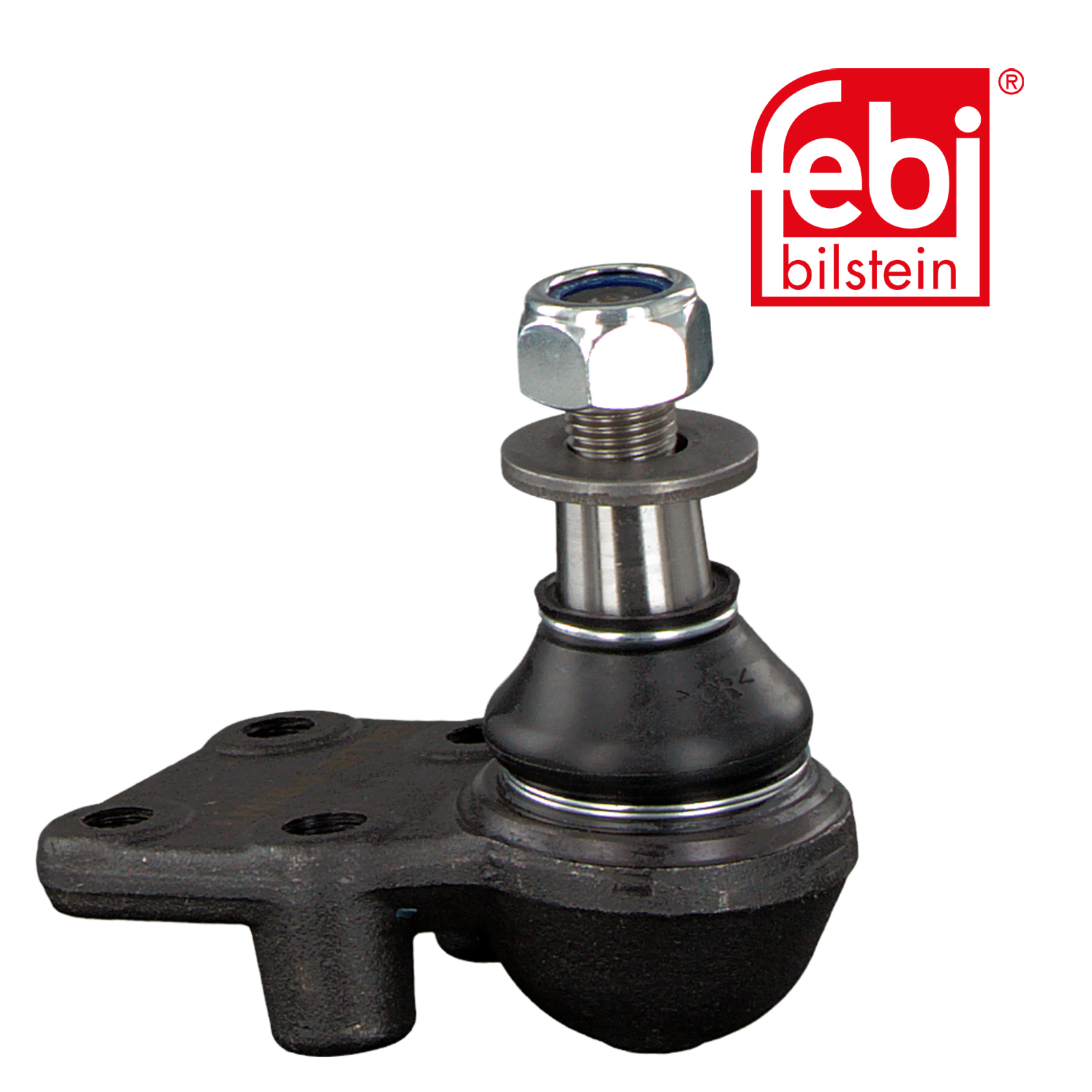 Febi Bilstein 1x 43322 Traggelenk mit Sicherungsmutter & Sicherungsring