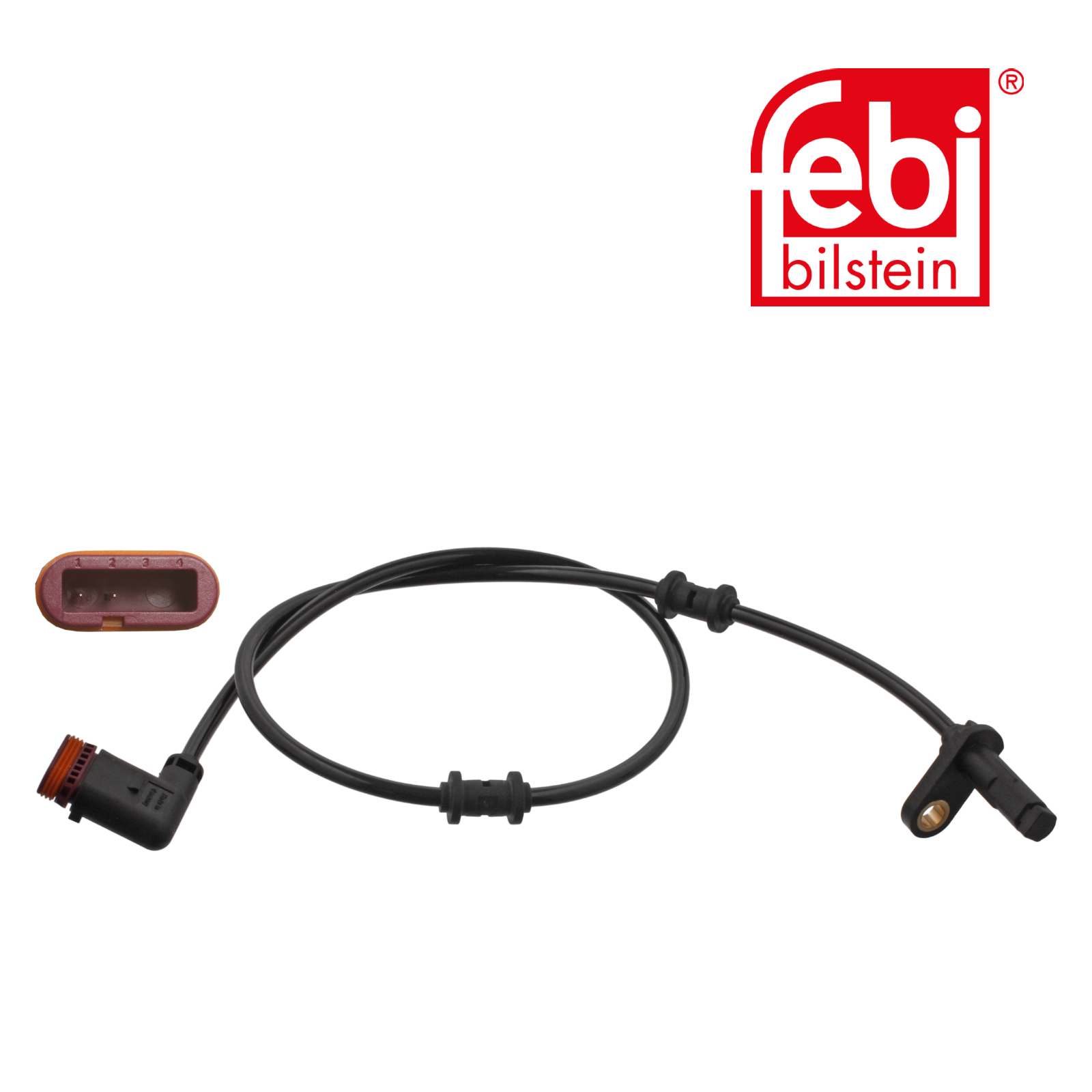 Sensor, Raddrehzahl FEBI BILSTEIN 38595 f&uuml;r MERCEDES-BENZ, Hinterachse links