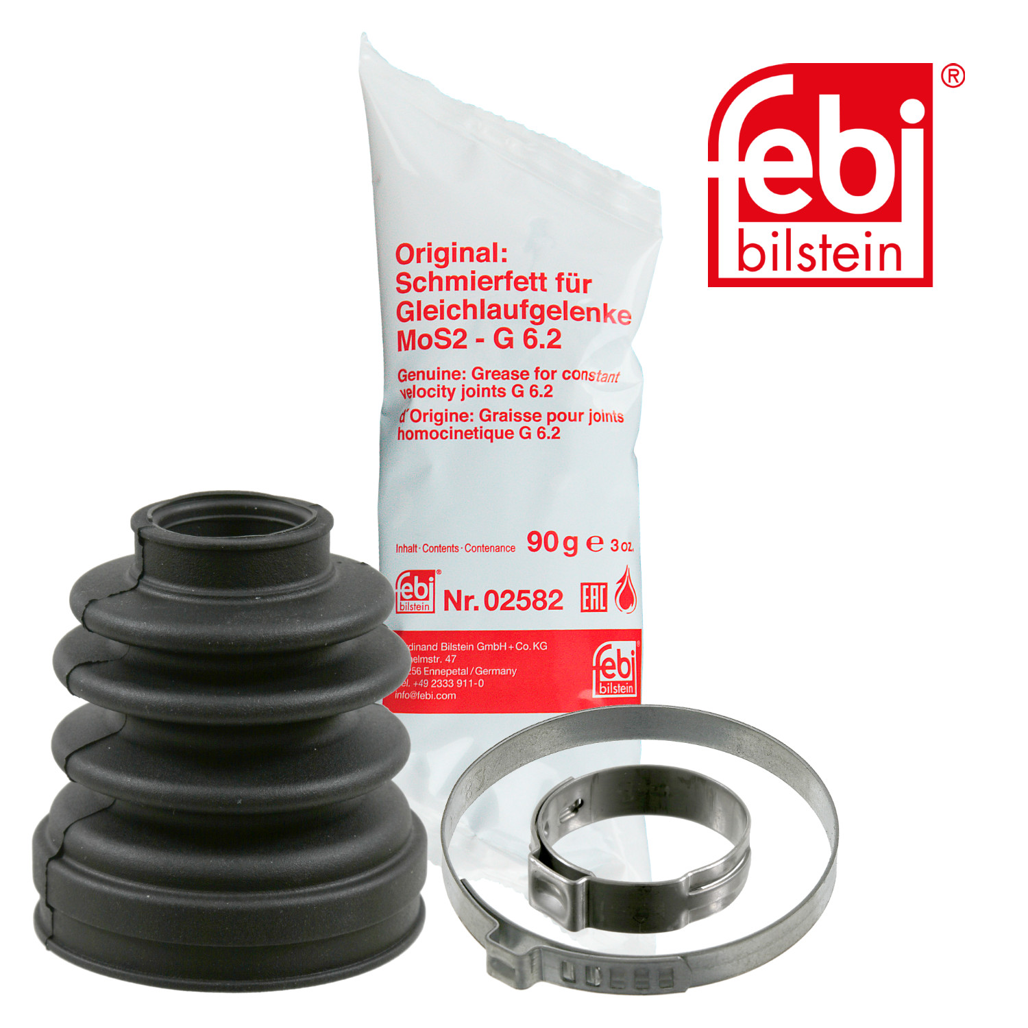 FEBI BILSTEIN Faltenbalgsatz, Antriebswelle 01116 f&uuml;r FORD FORD USA, Vorderachse