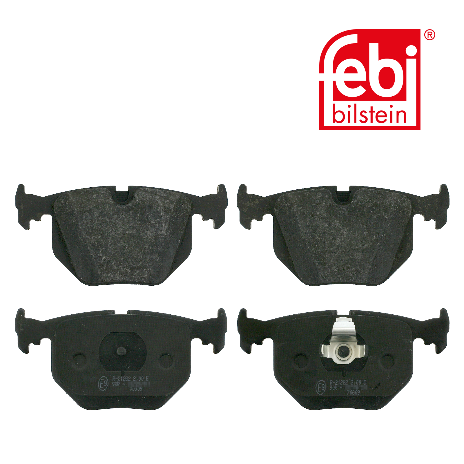 FEBI BILSTEIN Bremsenset Bremsscheiben + Bremsbeläge hinten BMW 3 E46