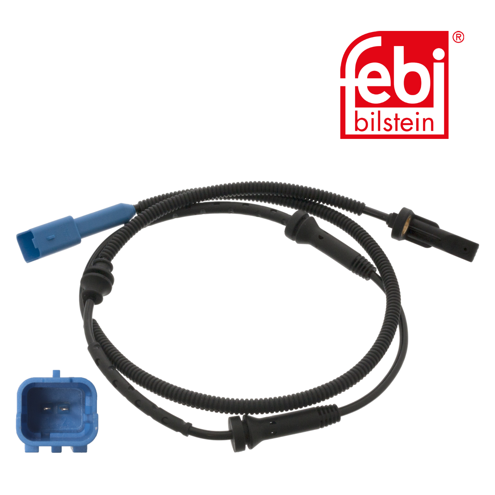 Sensor, Raddrehzahl FEBI BILSTEIN 46262 f&uuml;r CITRO&Euml;N PEUGEOT, Vorderachse links