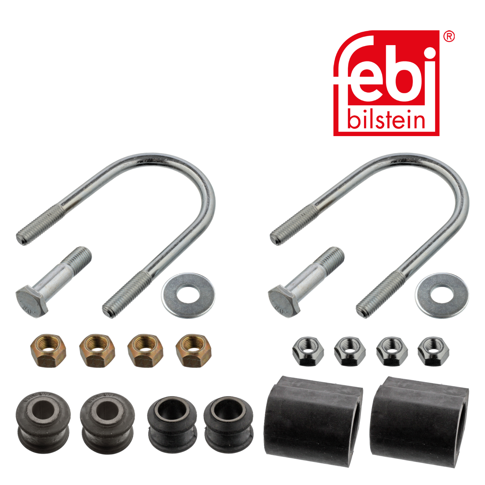 FEBI BILSTEIN Lagersatz, Stabilisator 07207 f&uuml;r MERCEDES-BENZ, Vorderachse