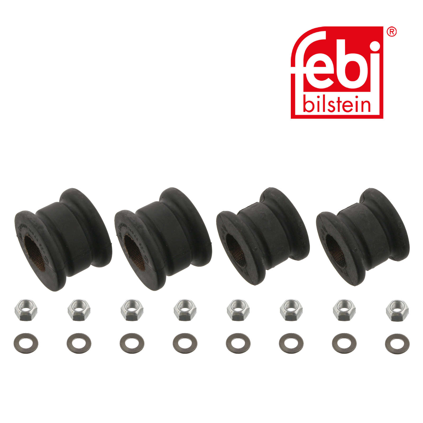 FEBI BILSTEIN Lagersatz, Stabilisator 17100 f&uuml;r MERCEDES-BENZ, Vorderachse links