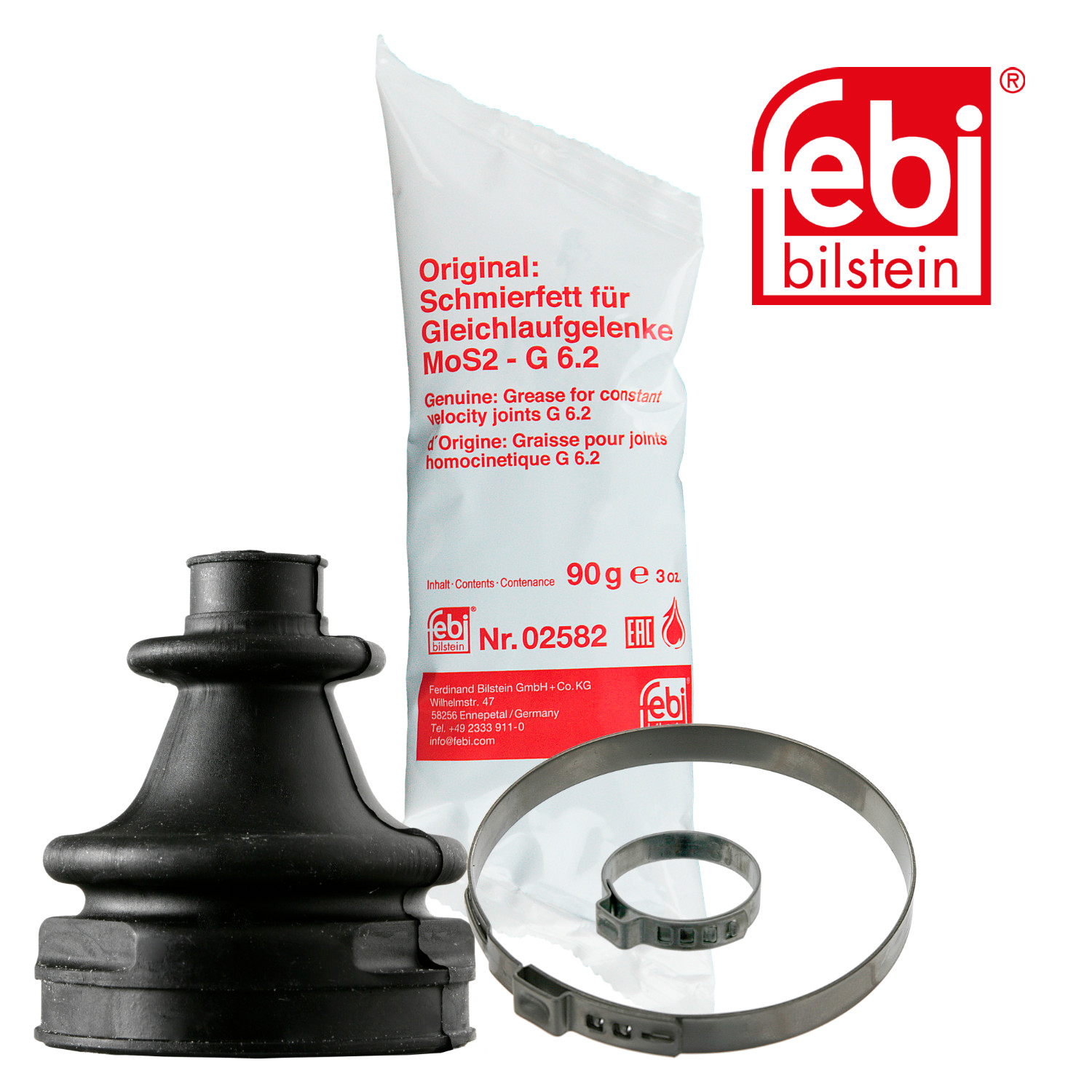 FEBI BILSTEIN Faltenbalgsatz, Antriebswelle 01112 f&uuml;r FORD FORD USA, Vorderachse