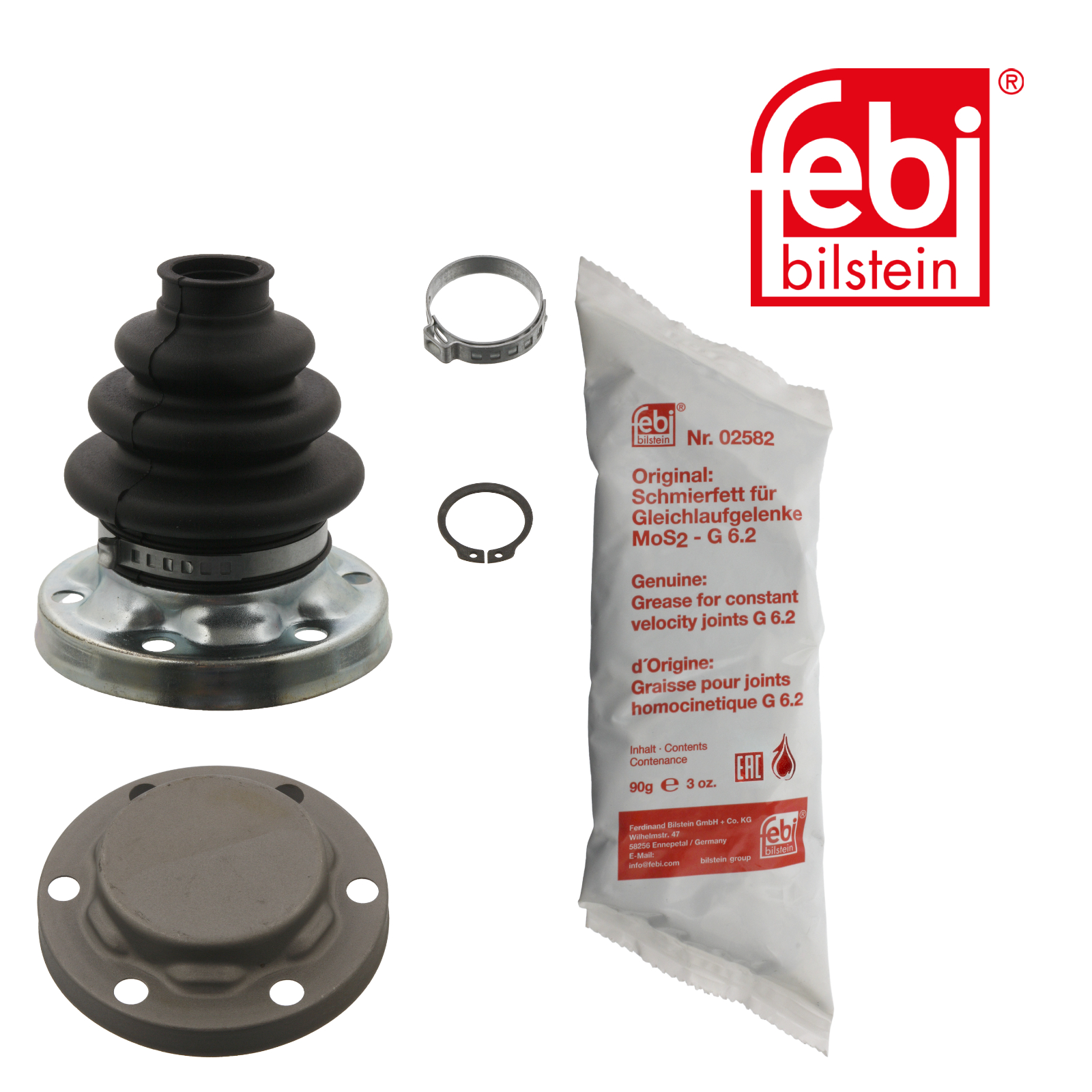 Faltenbalgsatz, Antriebswelle FEBI BILSTEIN 36552 f&uuml;r BMW, Hinterachse
