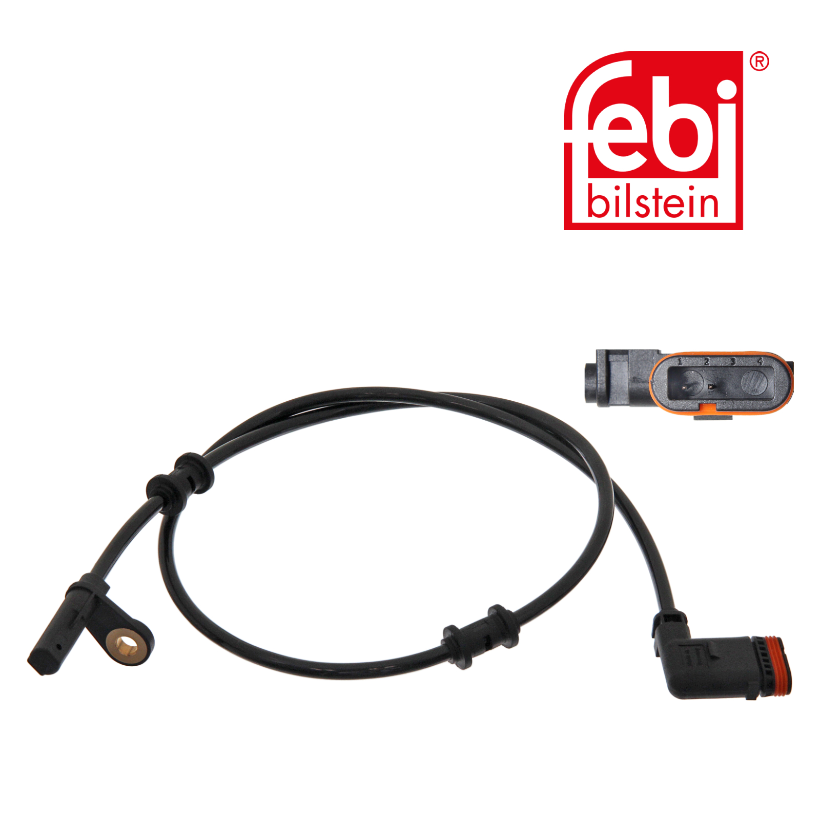 Sensor, Raddrehzahl FEBI BILSTEIN 38369 f&uuml;r MERCEDES-BENZ, Hinterachse links