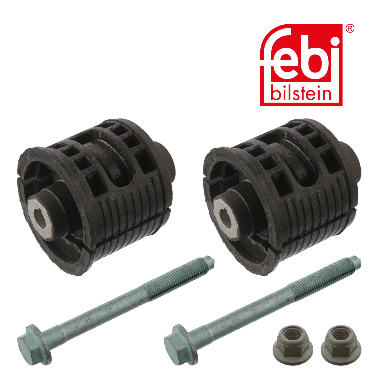 Lagersatz, Achsk&ouml;rper FEBI BILSTEIN 43744 f&uuml;r AUDI SEAT VW, Hinterachse links