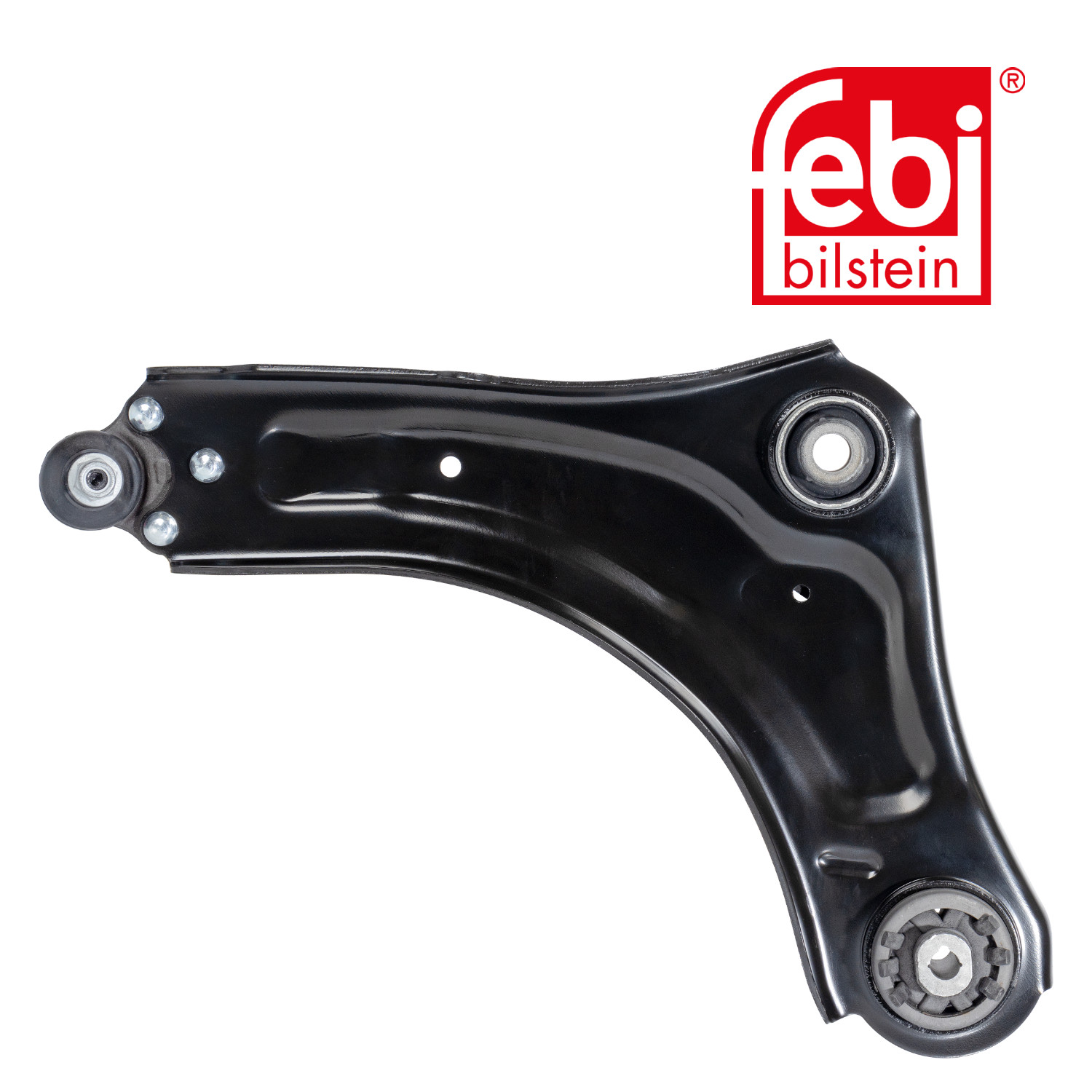 Lenker, Radaufhängung FEBI BILSTEIN 177877 für RENAULT, Vorderachse links, unten
