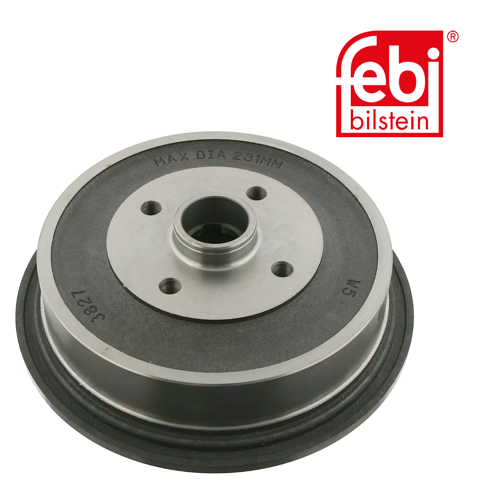 FEBI BILSTEIN Bremstrommel 14059 f&uuml;r AUDI, Hinterachse