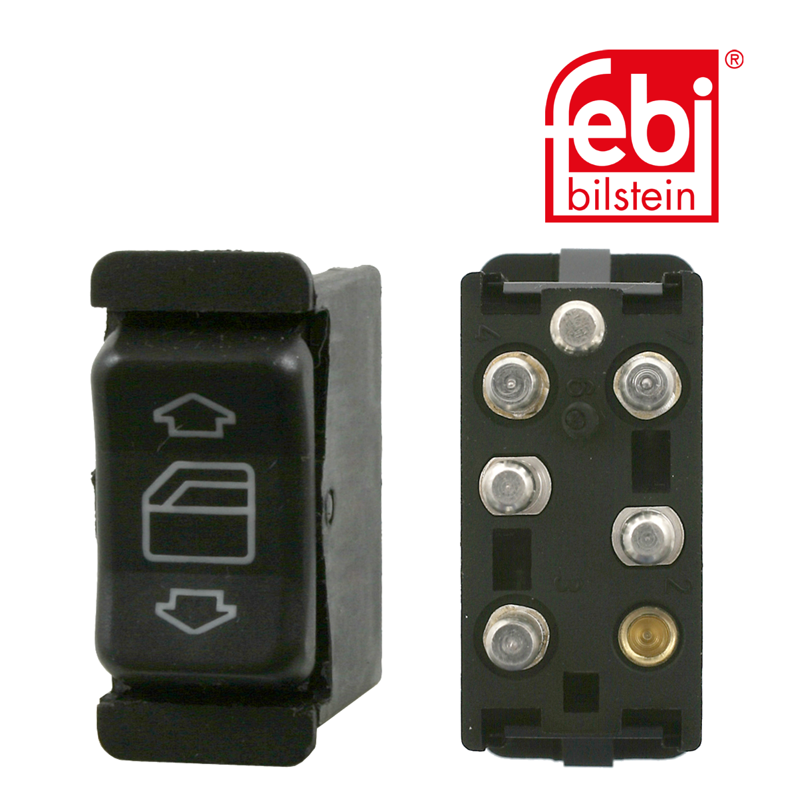 Schalter, Fensterheber FEBI BILSTEIN 21411 für MERCEDES-BENZ, hinten links