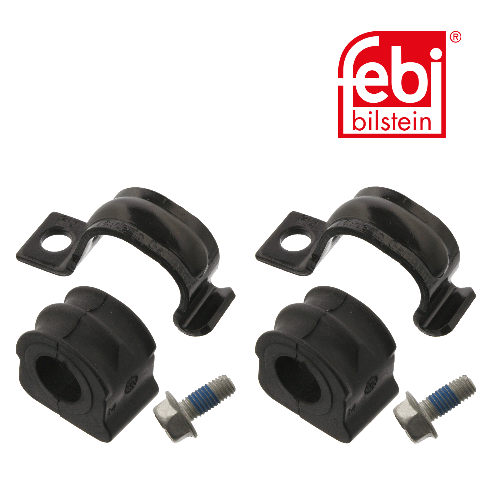 Lagersatz, Stabilisator FEBI BILSTEIN 37139 für AUDI SEAT VW, Vorderachse