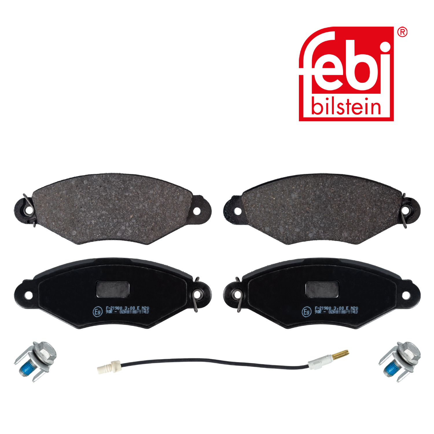 FEBI BILSTEIN Bremsenset Bremsscheiben + Bremsbeläge vorne Renault Kangoo Kangoo