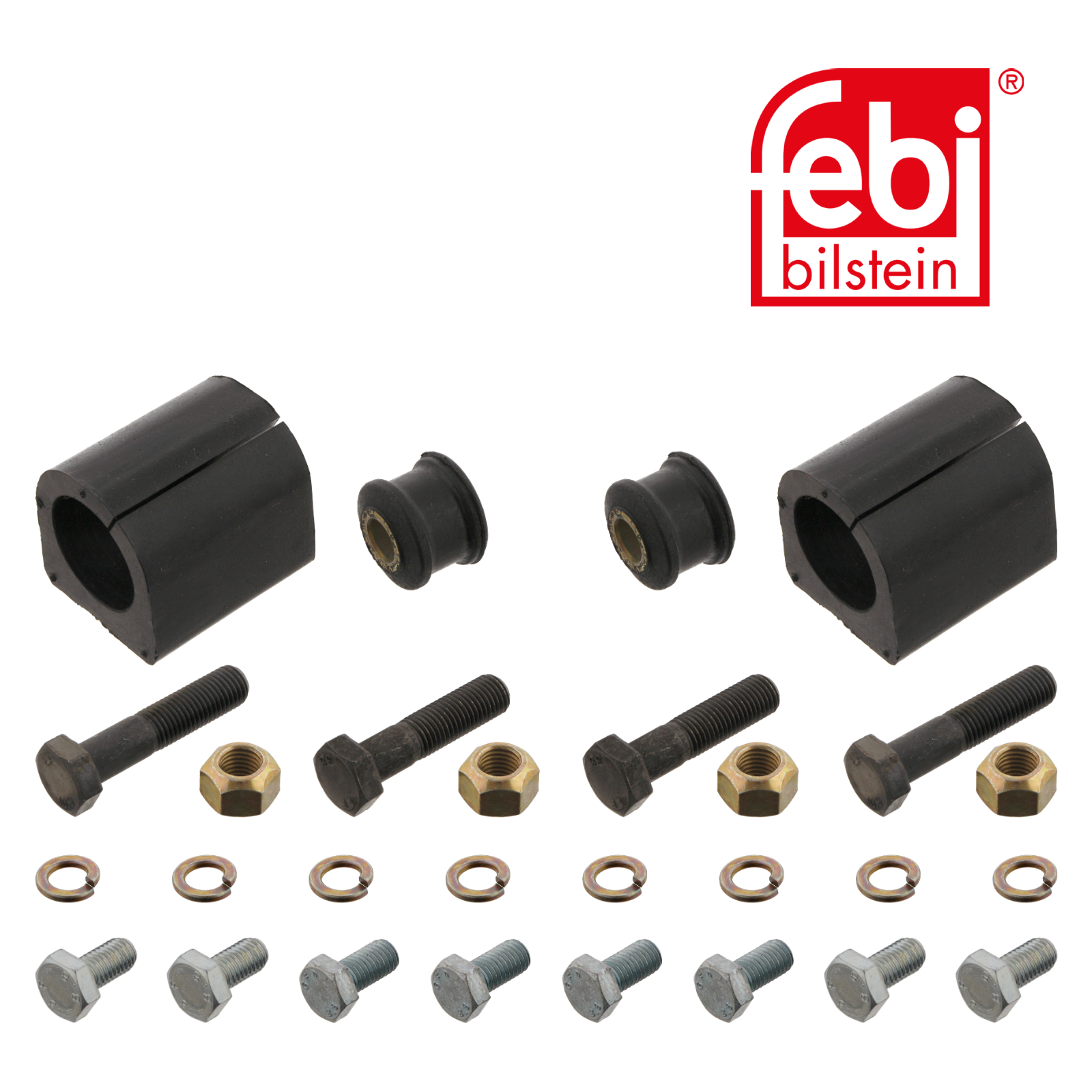 FEBI BILSTEIN Lagersatz, Stabilisator 10245 f&uuml;r MERCEDES-BENZ, Hinterachse