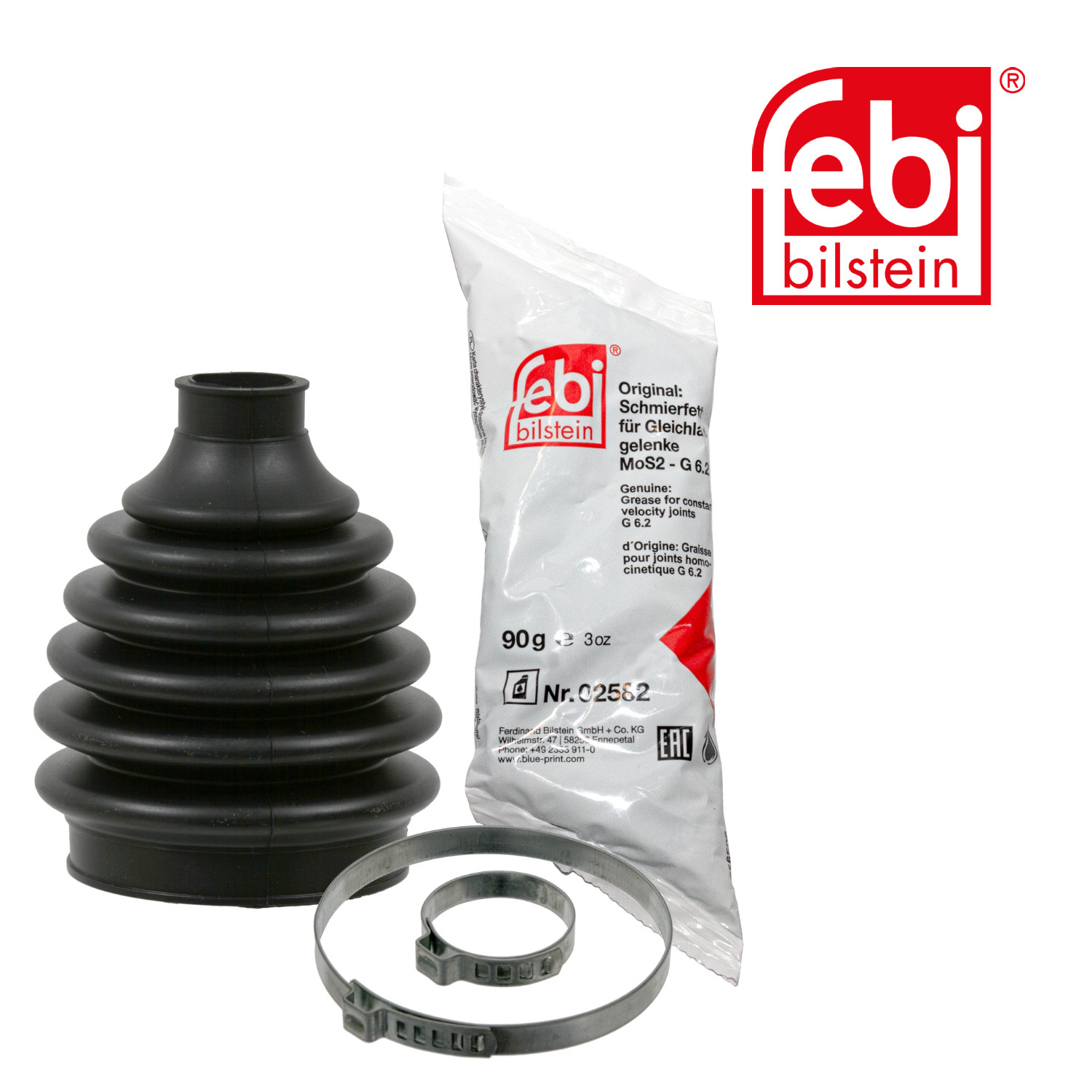 FEBI BILSTEIN Faltenbalgsatz, Antriebswelle 06135 f&uuml;r FORD FORD USA, Vorderachse