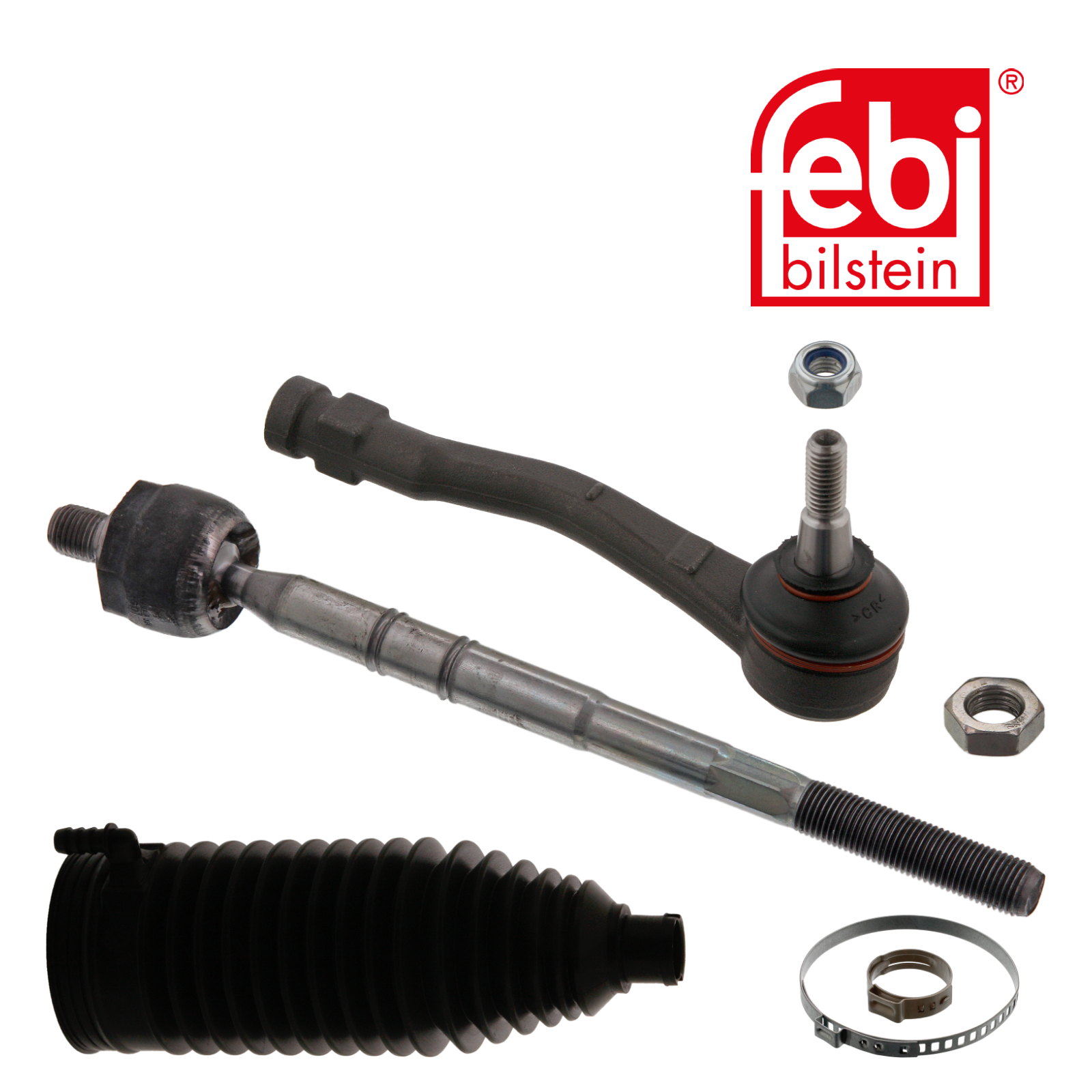 Spurstange FEBI BILSTEIN 44933 ProKit für CITROËN PEUGEOT, Vorderachse rechts