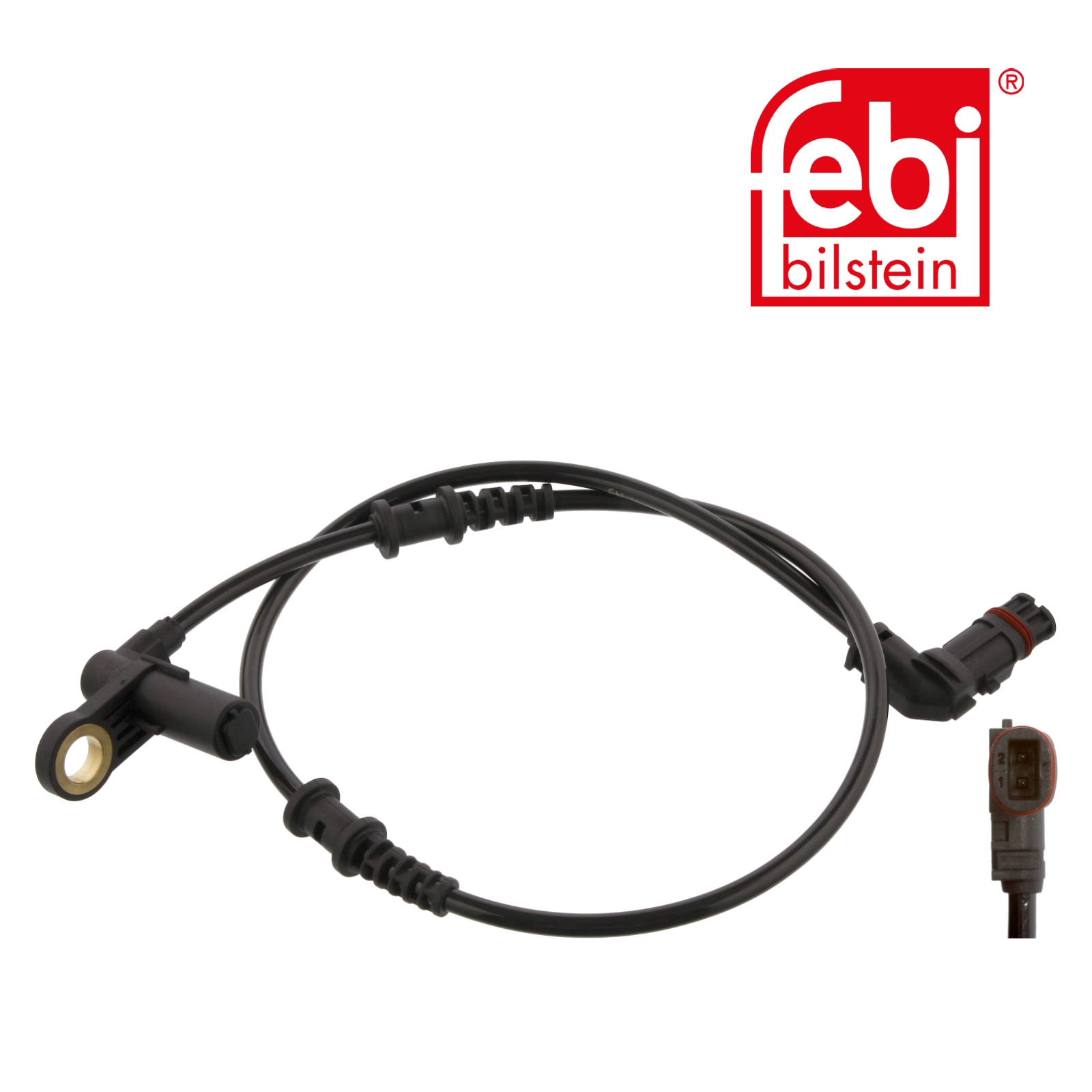 Sensor, Raddrehzahl FEBI BILSTEIN 34685 f&uuml;r MERCEDES-BENZ, Hinterachse links