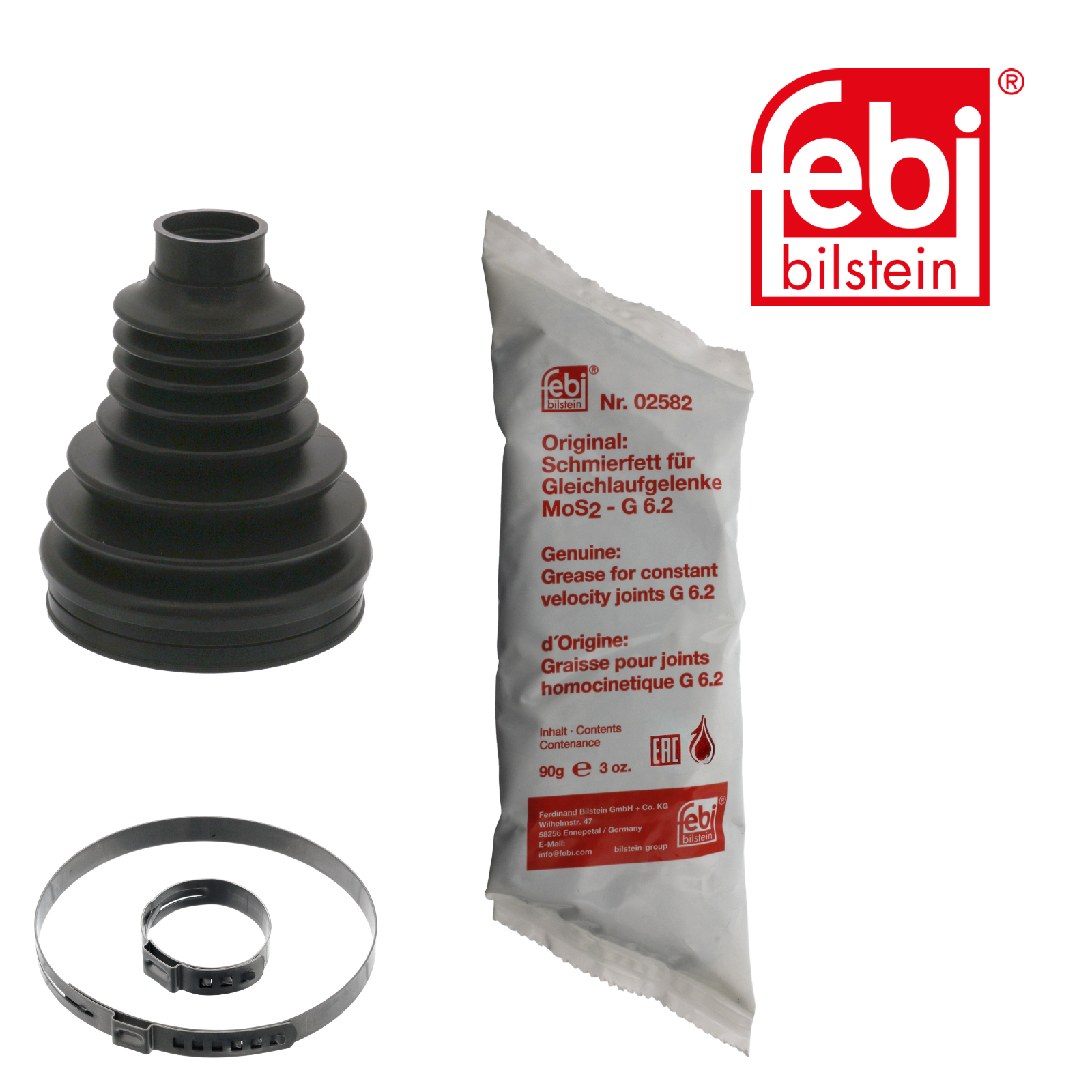 FEBI BILSTEIN Faltenbalgsatz, Antriebswelle 100641 f&uuml;r FIAT LANCIA