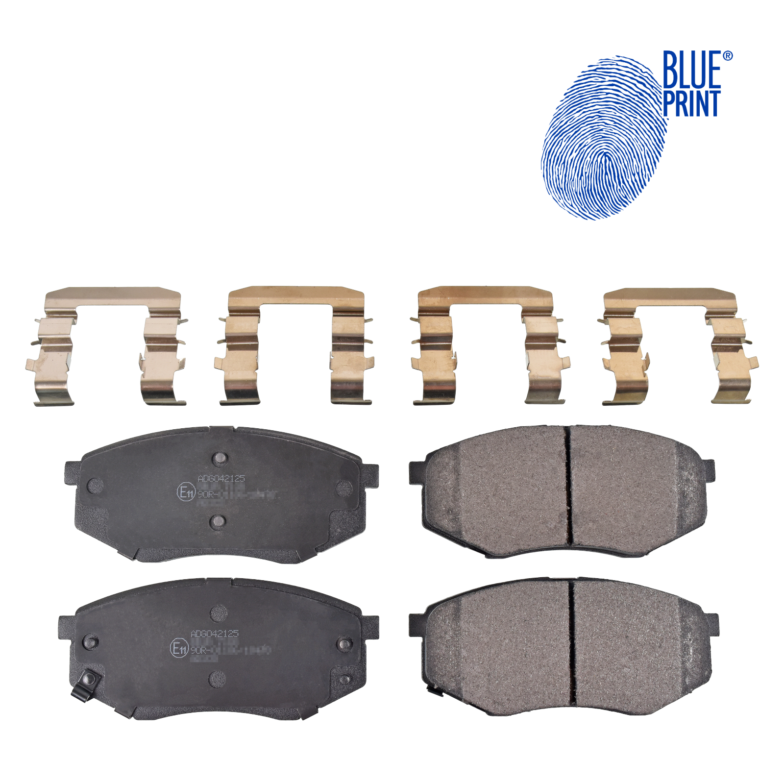 1 Brake Pad Set, disc brake BLUE PRINT ADG042125 HYUNDAI KIA