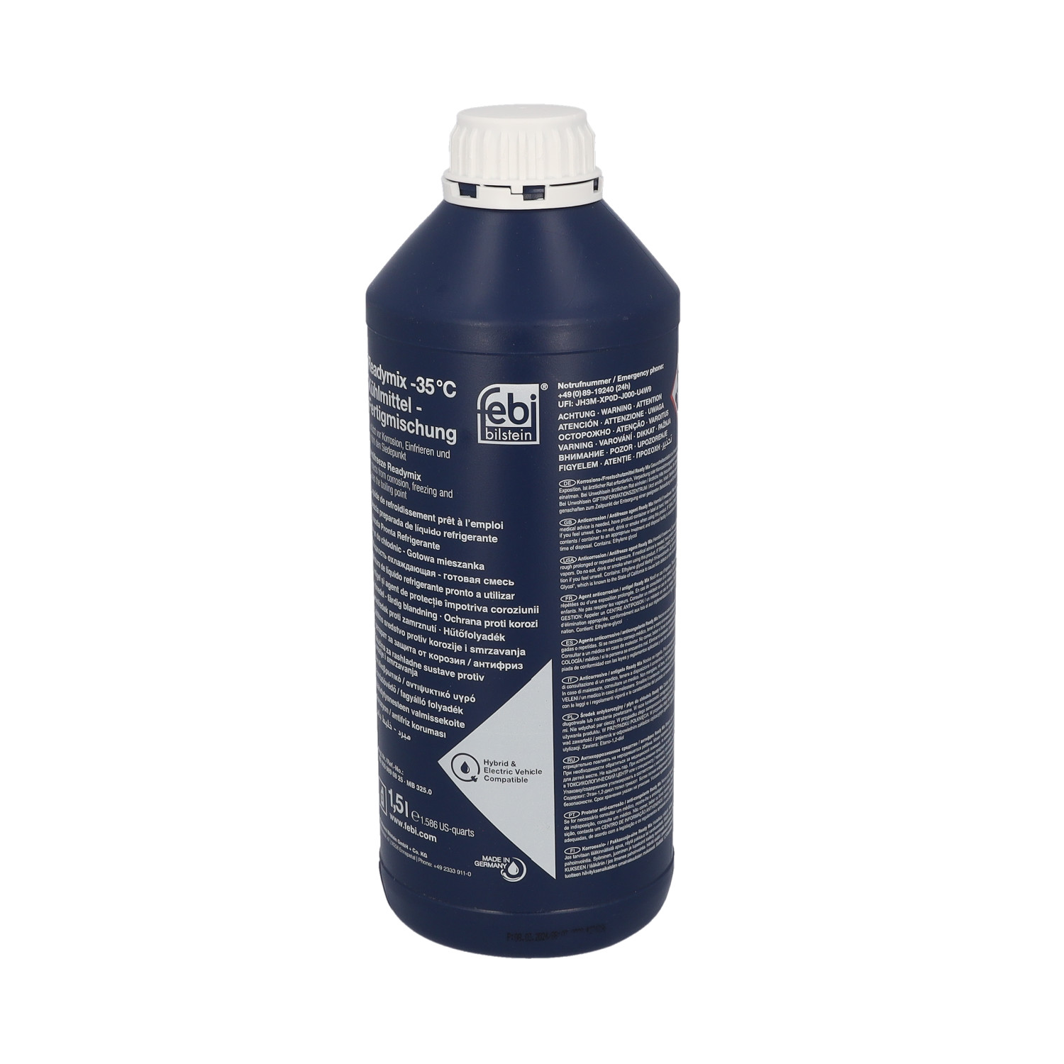 Febi Bilstein 1x 1,5l 24196 Frostschutzmittel Ready Mix -30°C