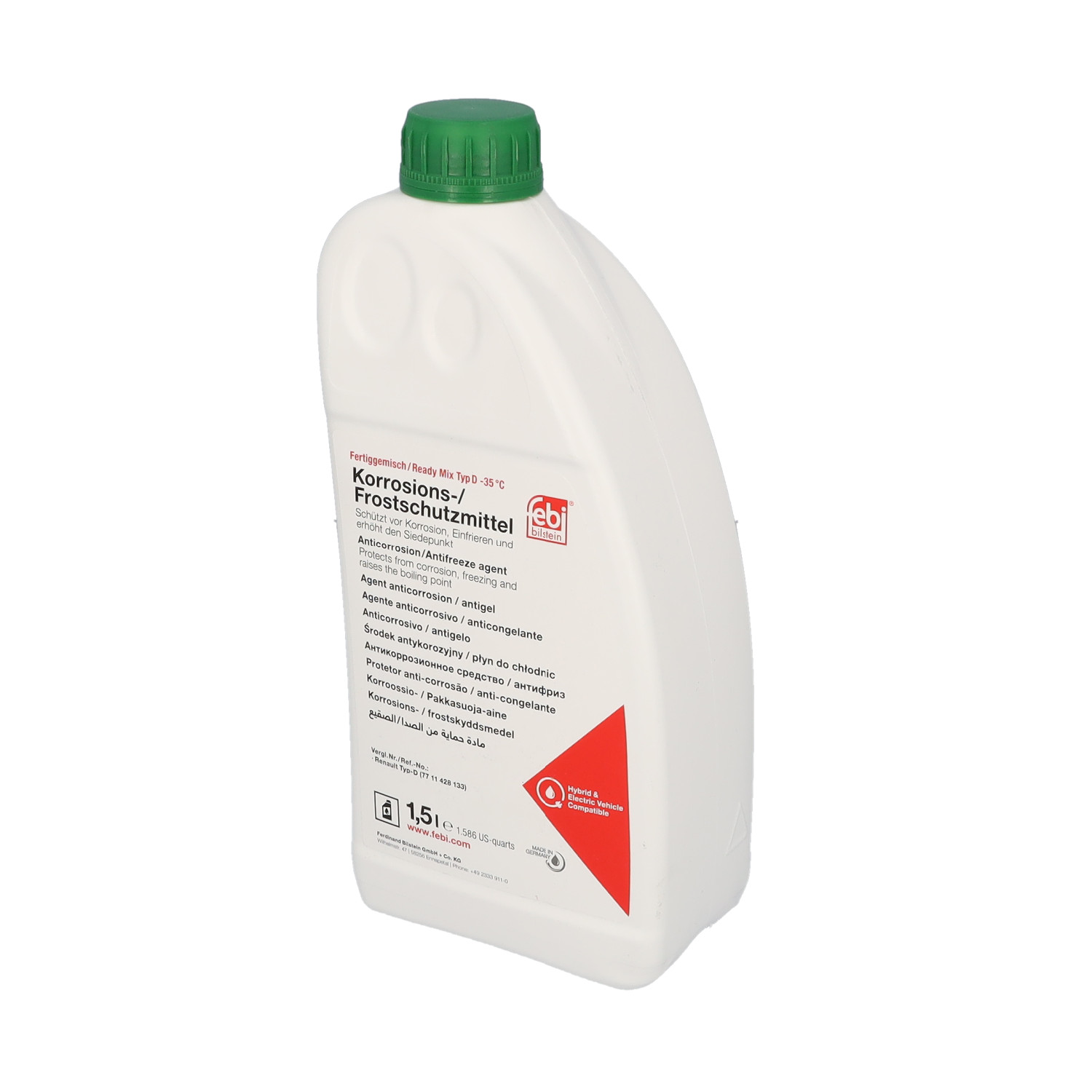 Febi Bilstein 1x 1,5l 26580 Frostschutzmittel Ready Mix -30&deg;C