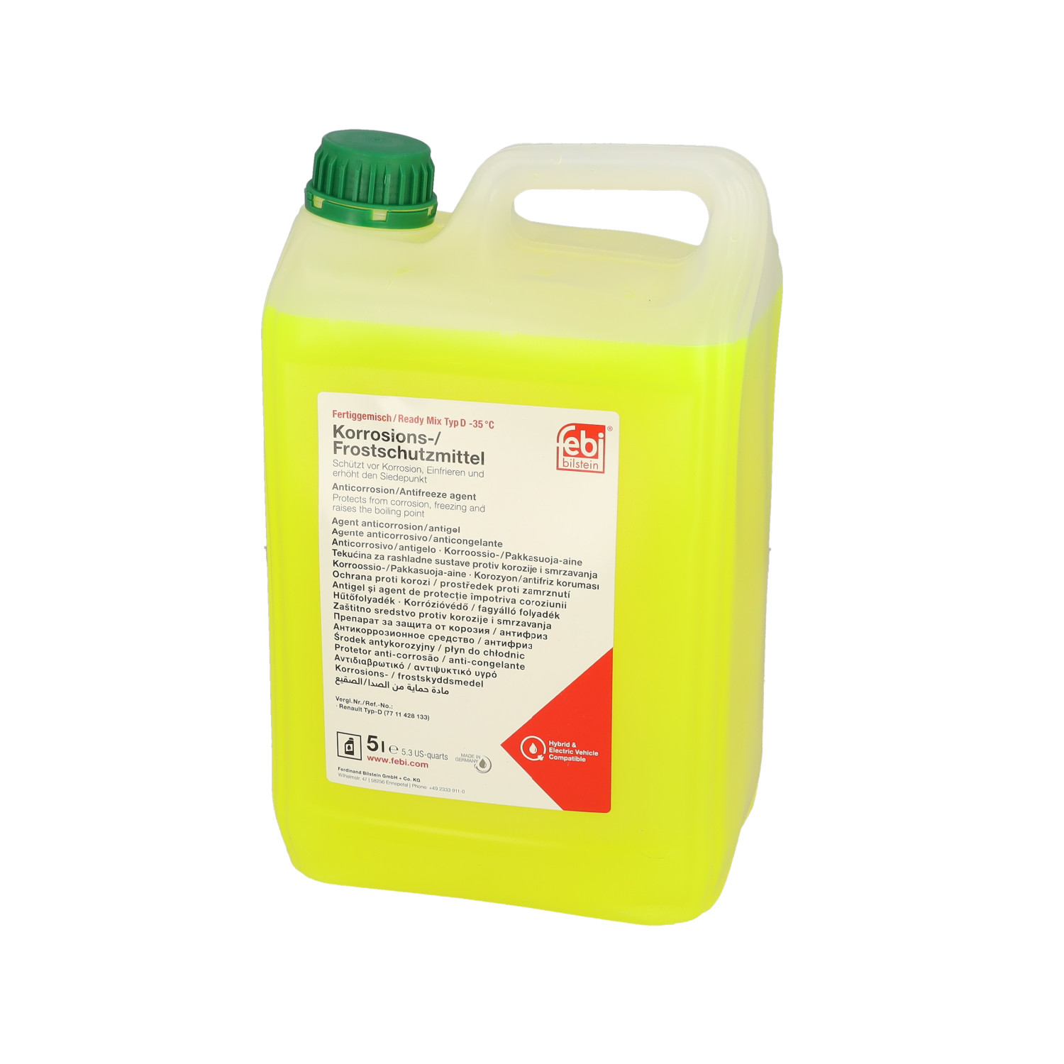 Febi Bilstein 26581 Frostschutzmittel Ready Mix -30°C , 5 Liter