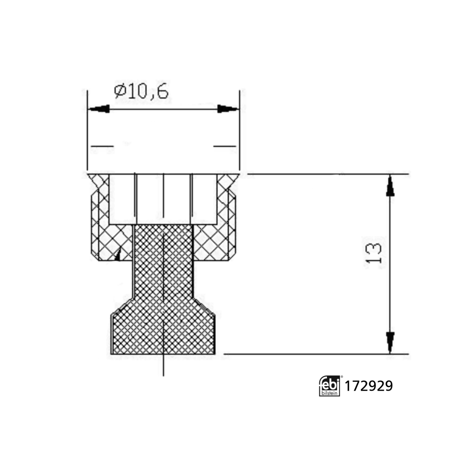 Febi Bilstein 172929 Harnstofffilter mit Dichtring, 1 Stück