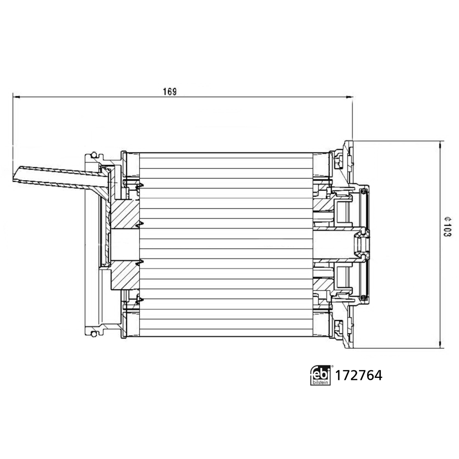 Kraftstofffilter FEBI BILSTEIN 172764 für AUDI PORSCHE VW BENTLEY