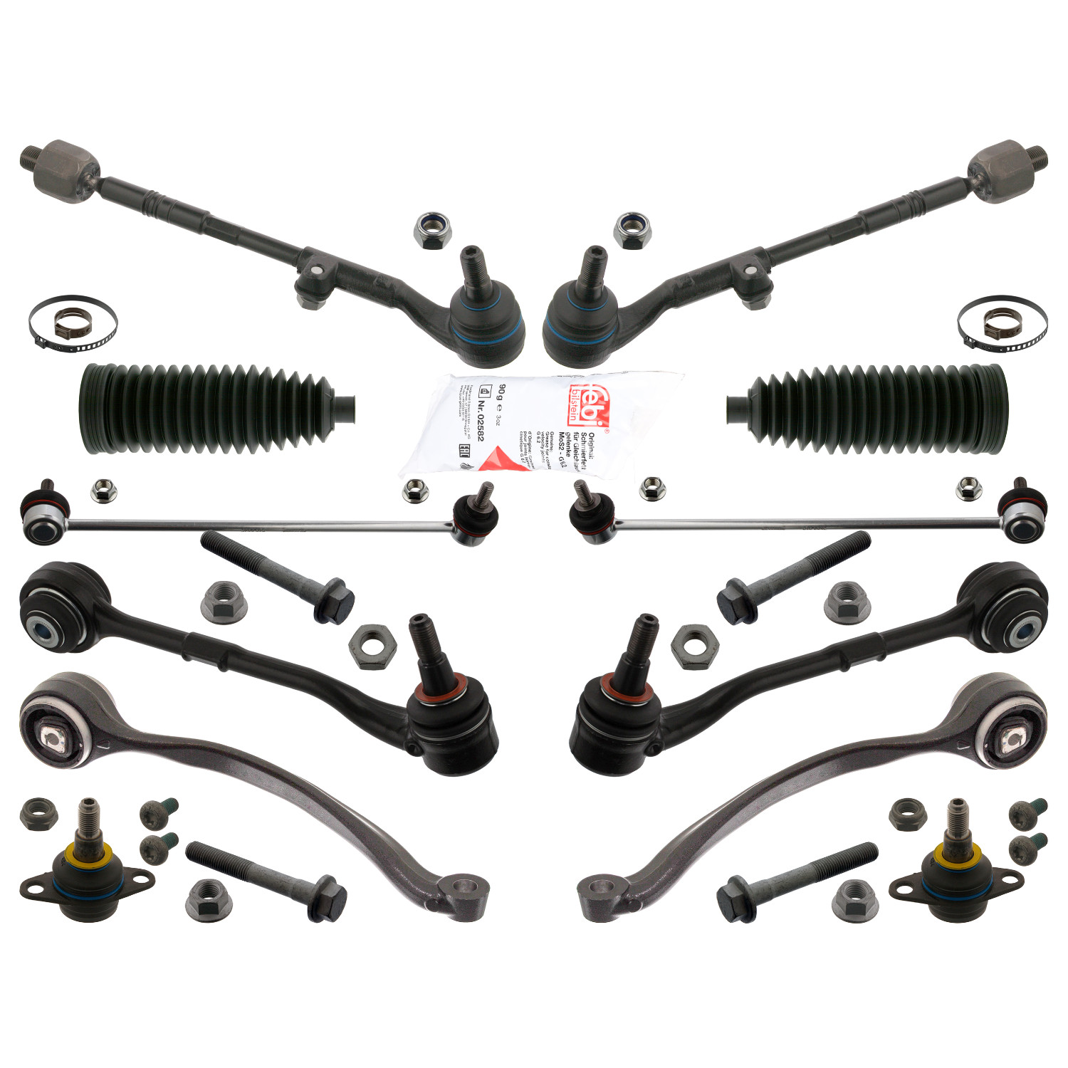 Lenkersatz, Radaufh&auml;ngung FEBI BILSTEIN 46292 ProKit f&uuml;r BMW, Vorderachse links