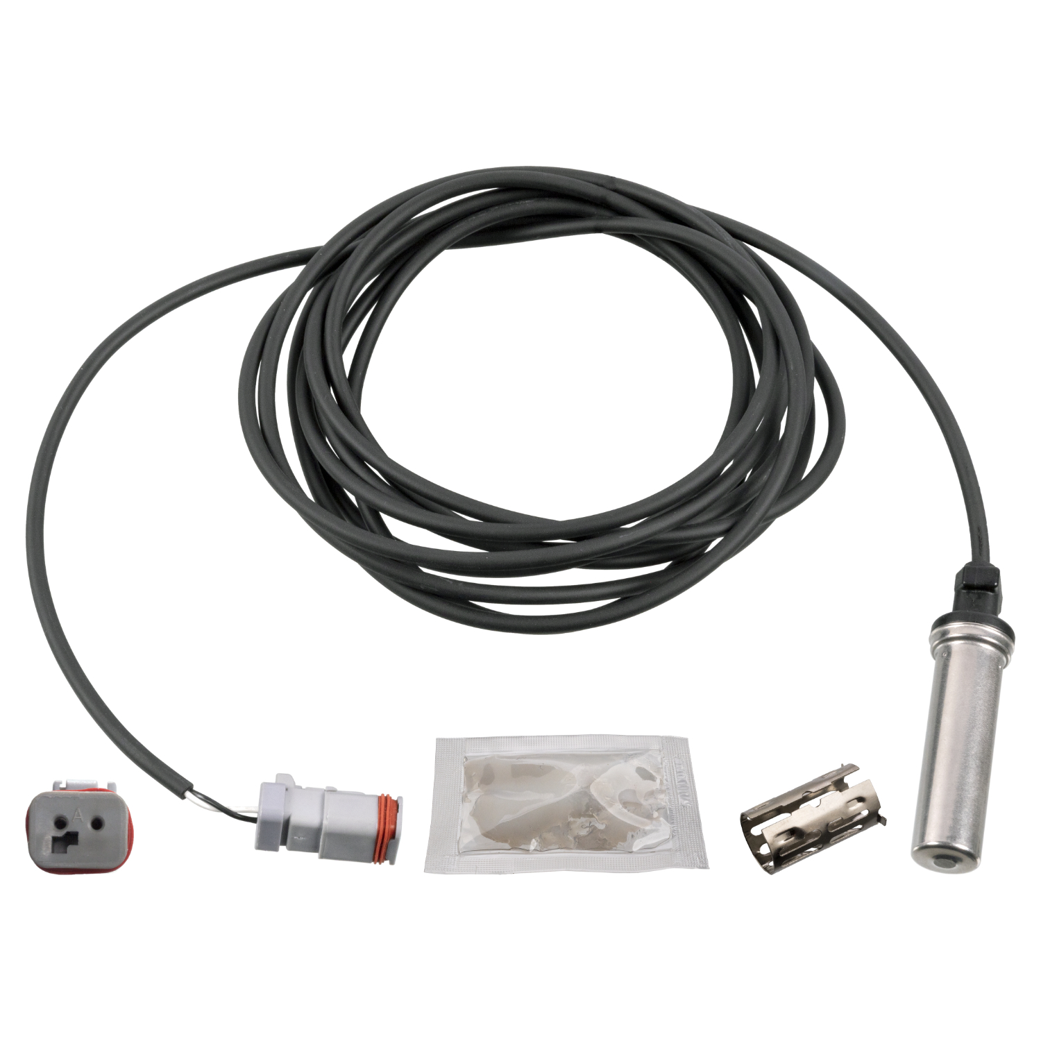 Febi Bilstein 1x 177008 ABS-Sensor mit Hülse und Fett