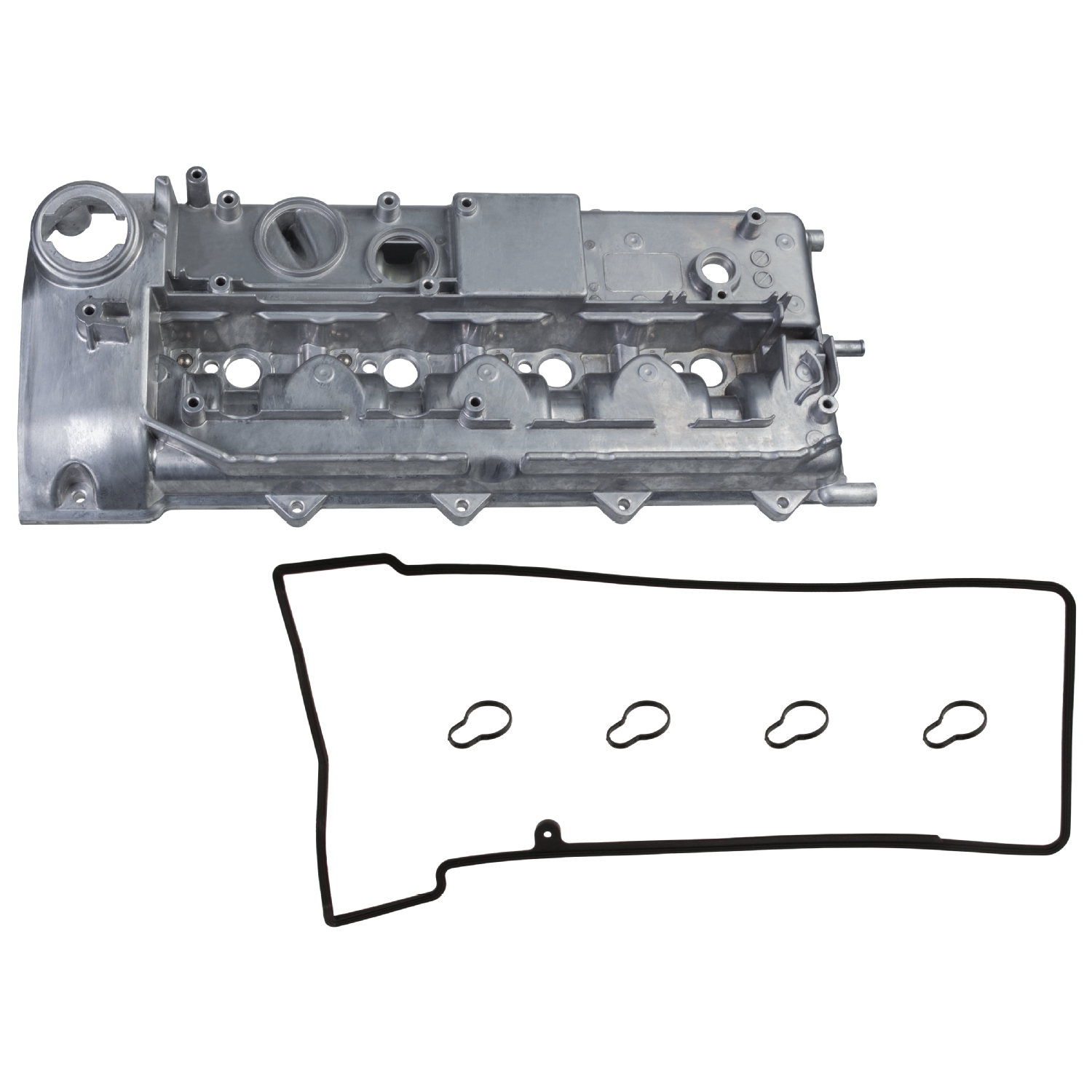 Febi Bilstein 108272 Ventildeckel ohne Entlüftungsventil, mit Dichtungen, 1 Stück