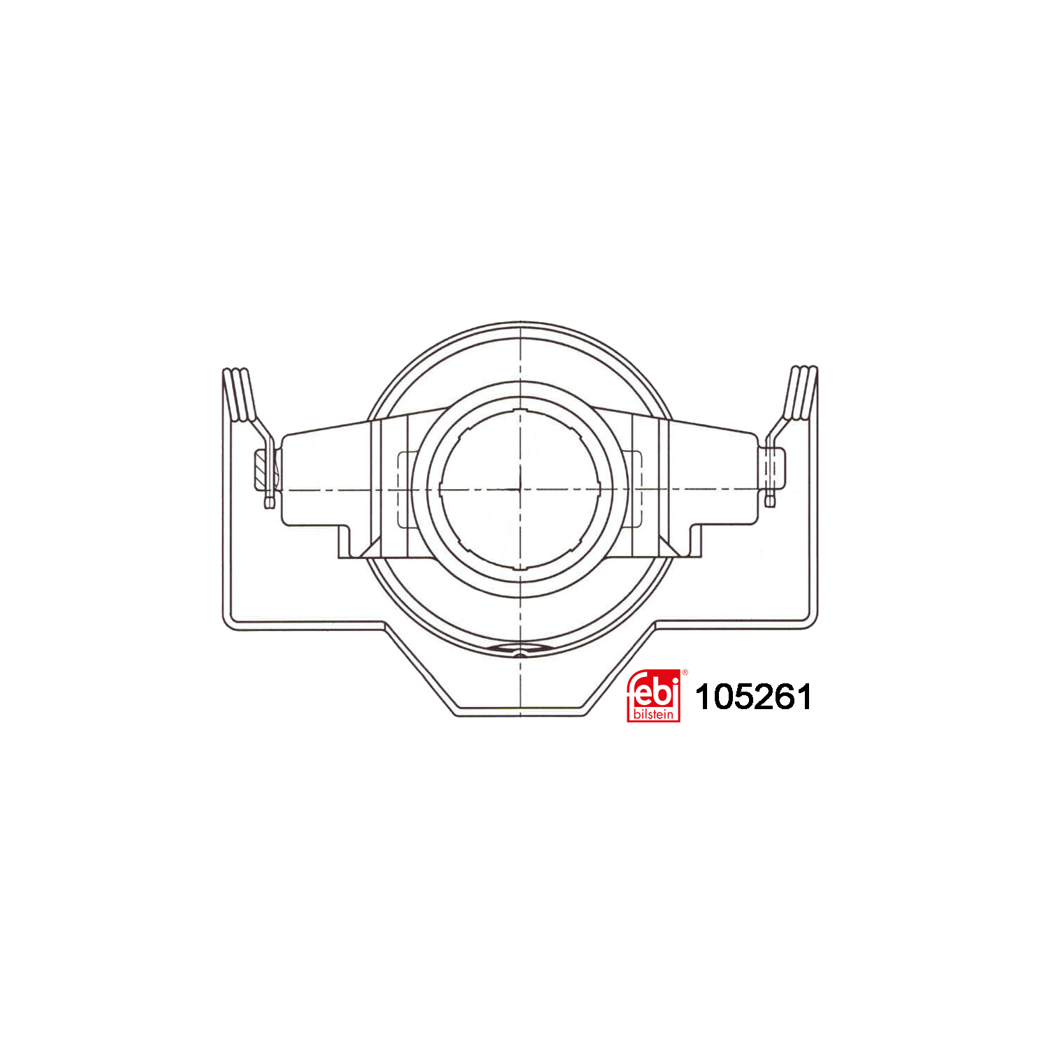 Ausrücklager FEBI BILSTEIN 105261 für VOLVO