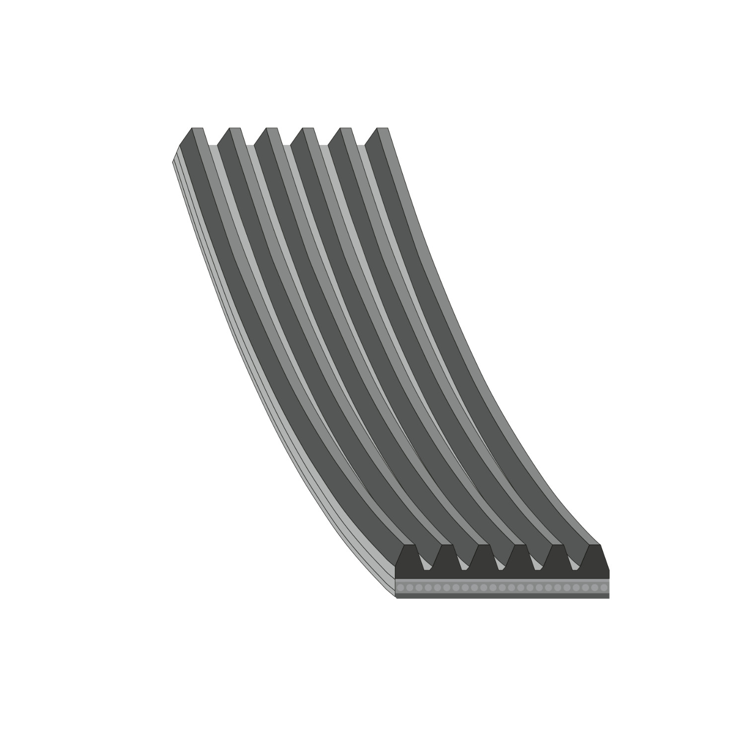 Keilrippenriemen BLUE PRINT AD06R2464 f&uuml;r CHRYSLER