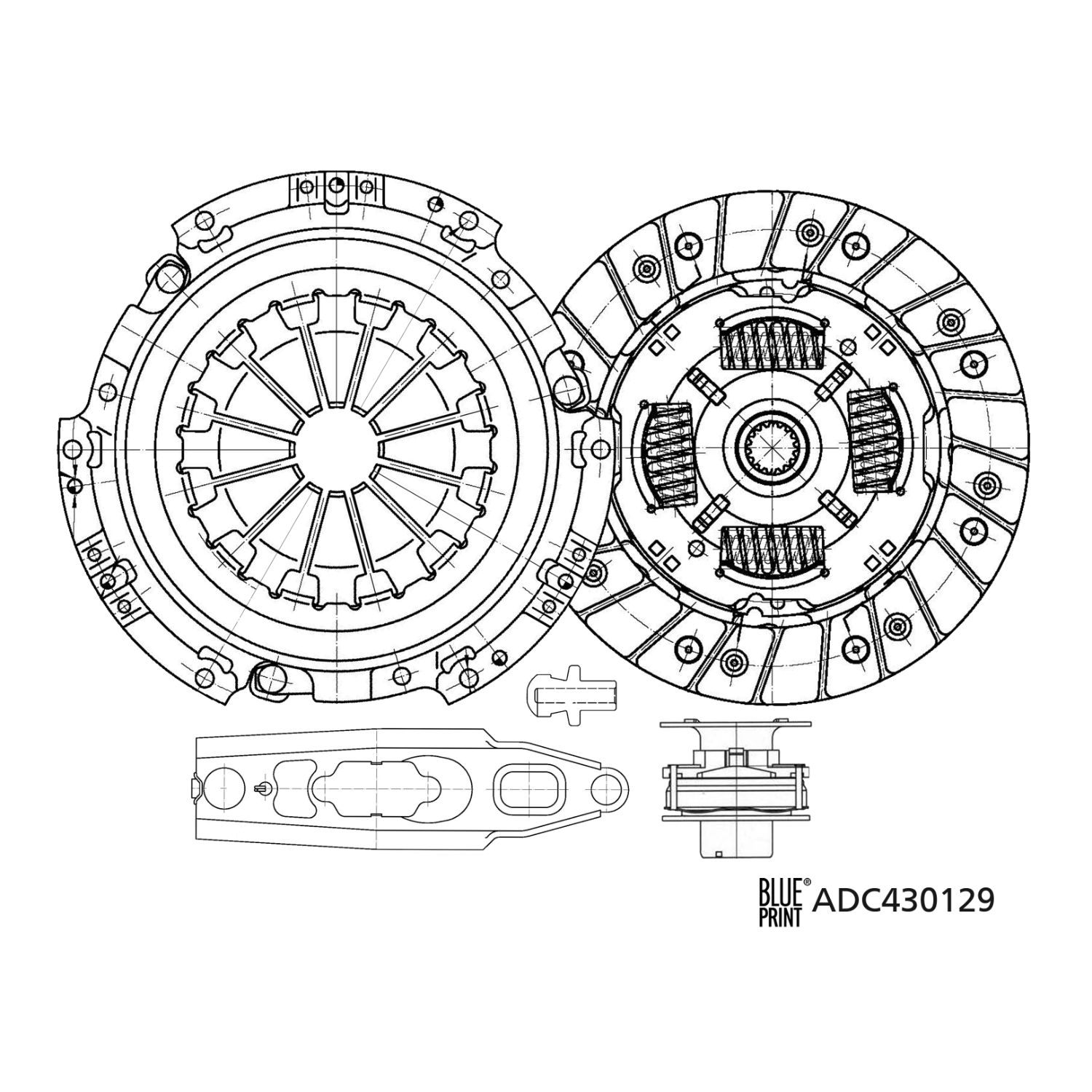 Blue Print 1x ADC430129BP Kupplungssatz