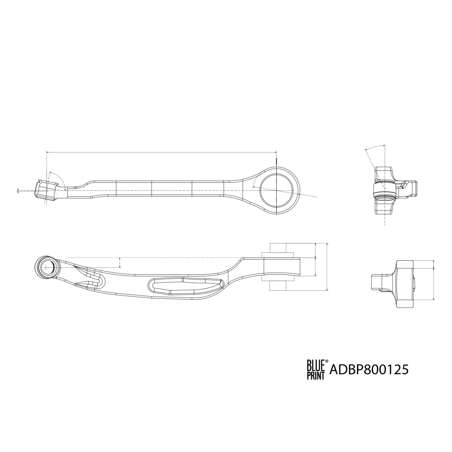 Blue Print 1x ADBP800125BP Motorlager