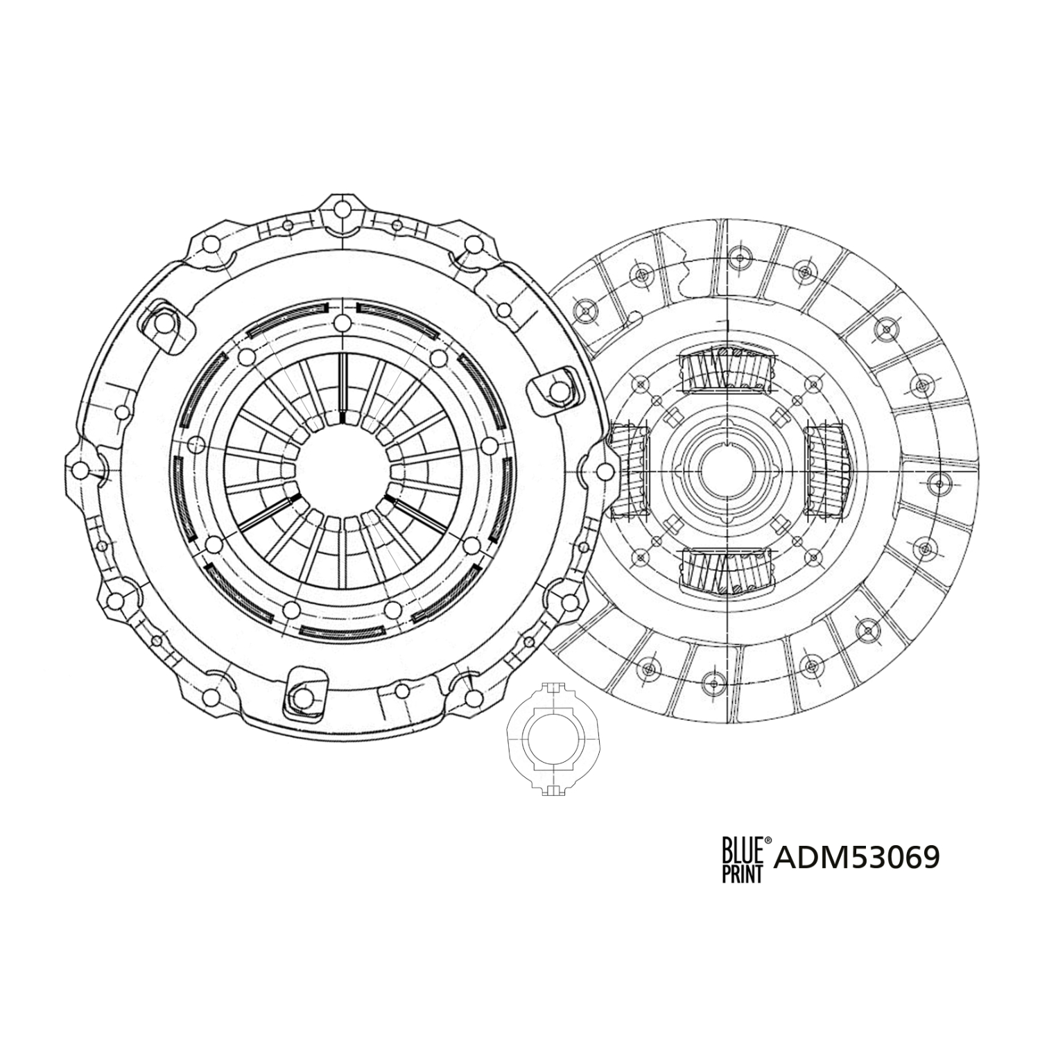 Blue Print 1x ADM53069BP Kupplungssatz