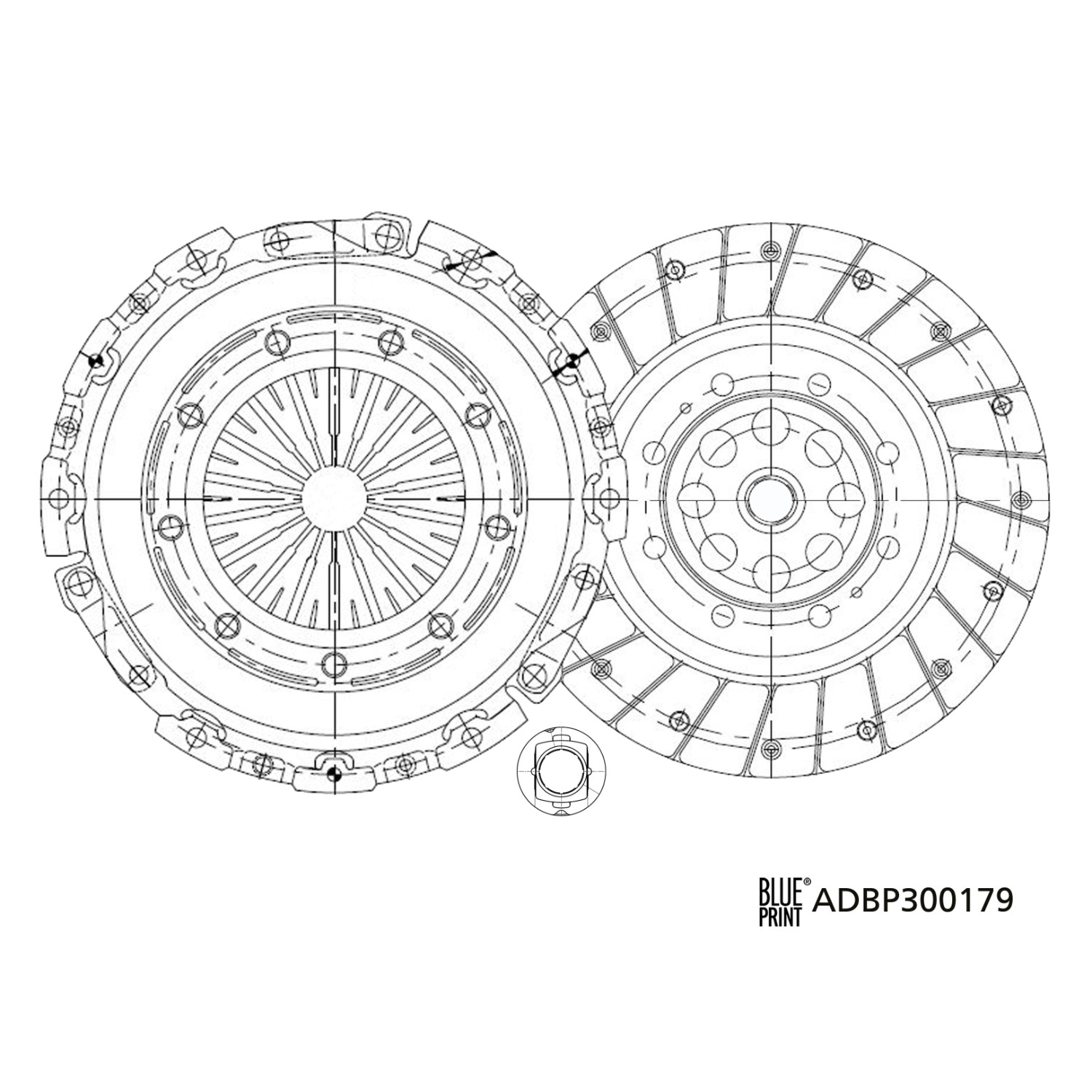 Blue Print 1x ADBP300179BP Kupplungssatz