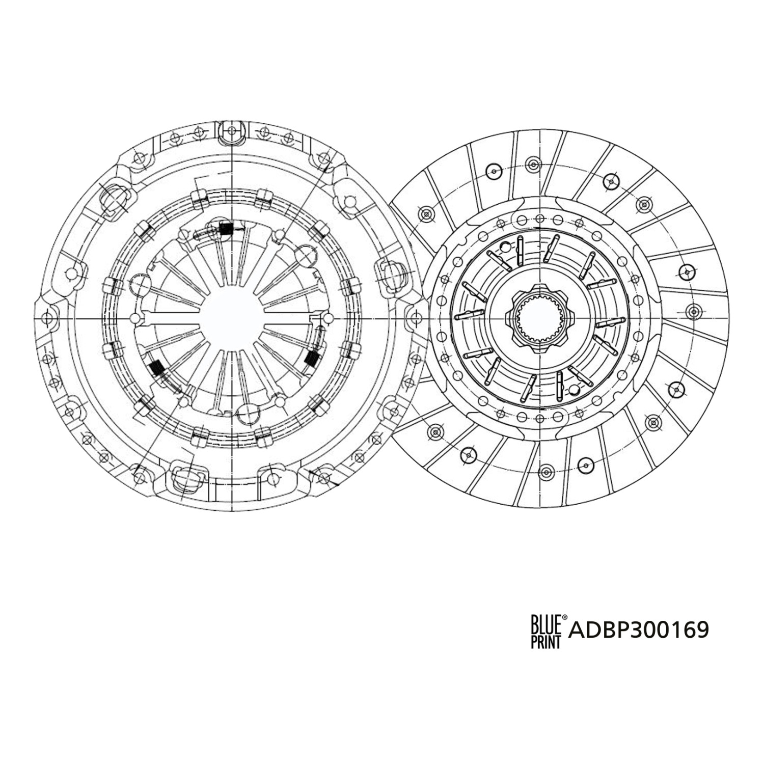 Blue Print 1x ADBP300169BP Kupplungssatz