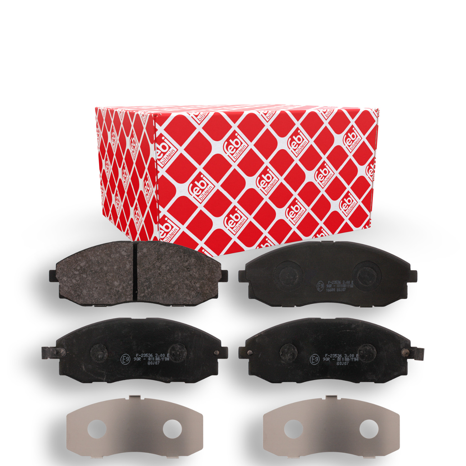 FEBI BILSTEIN Bremsbelagsatz, Scheibenbremse 16680 f&uuml;r HYUNDAI, Vorderachse
