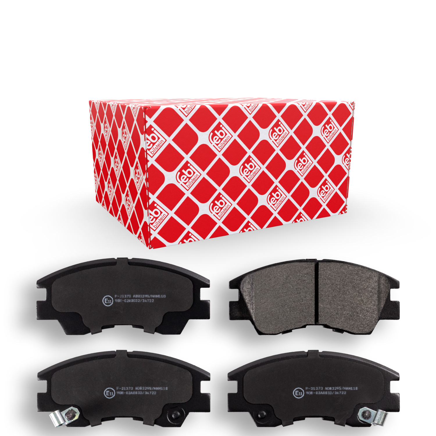 FEBI BILSTEIN Bremsbelagsatz, Scheibenbremse 16128 f&uuml;r HONDA MITSUBISHI NISSAN