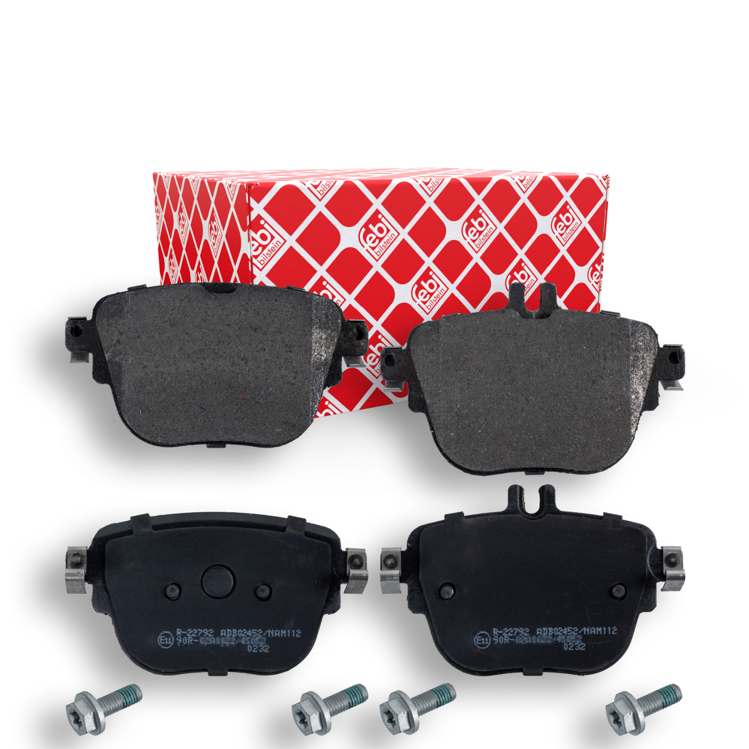 FEBI BILSTEIN Bremsbelagsatz, Scheibenbremse 171001 f&uuml;r MERCEDES-BENZ