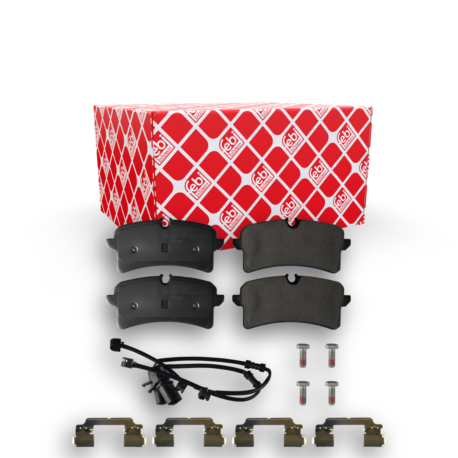 FEBI BILSTEIN Bremsbelagsatz, Scheibenbremse 172183 f&uuml;r AUDI, Hinterachse