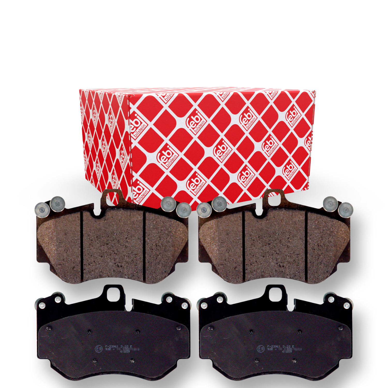 FEBI BILSTEIN Bremsbelagsatz, Scheibenbremse 116176 f&uuml;r PORSCHE, Vorderachse