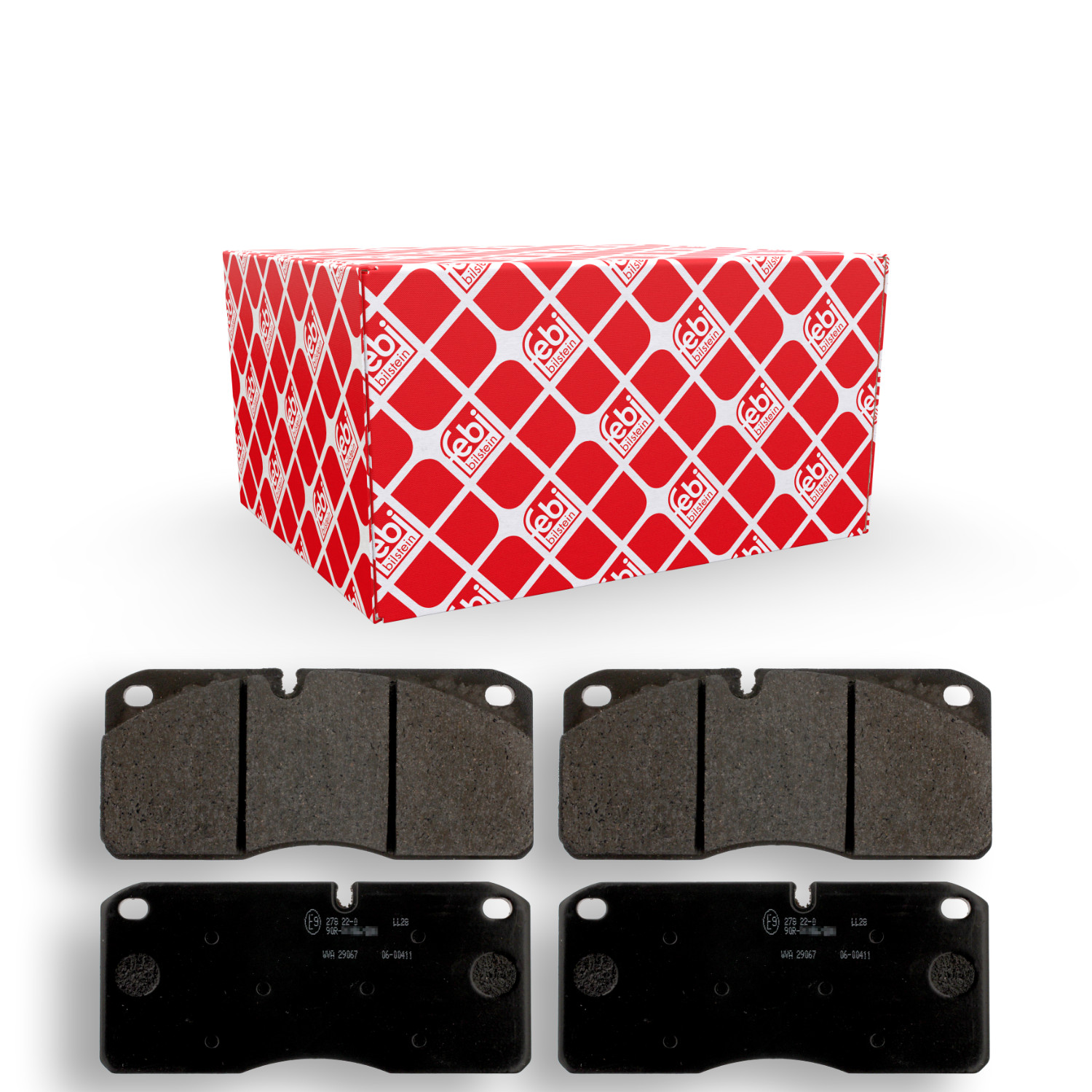 FEBI BILSTEIN Bremsbelagsatz, Scheibenbremse 16595 für IVECO RENAULT TRUCKS