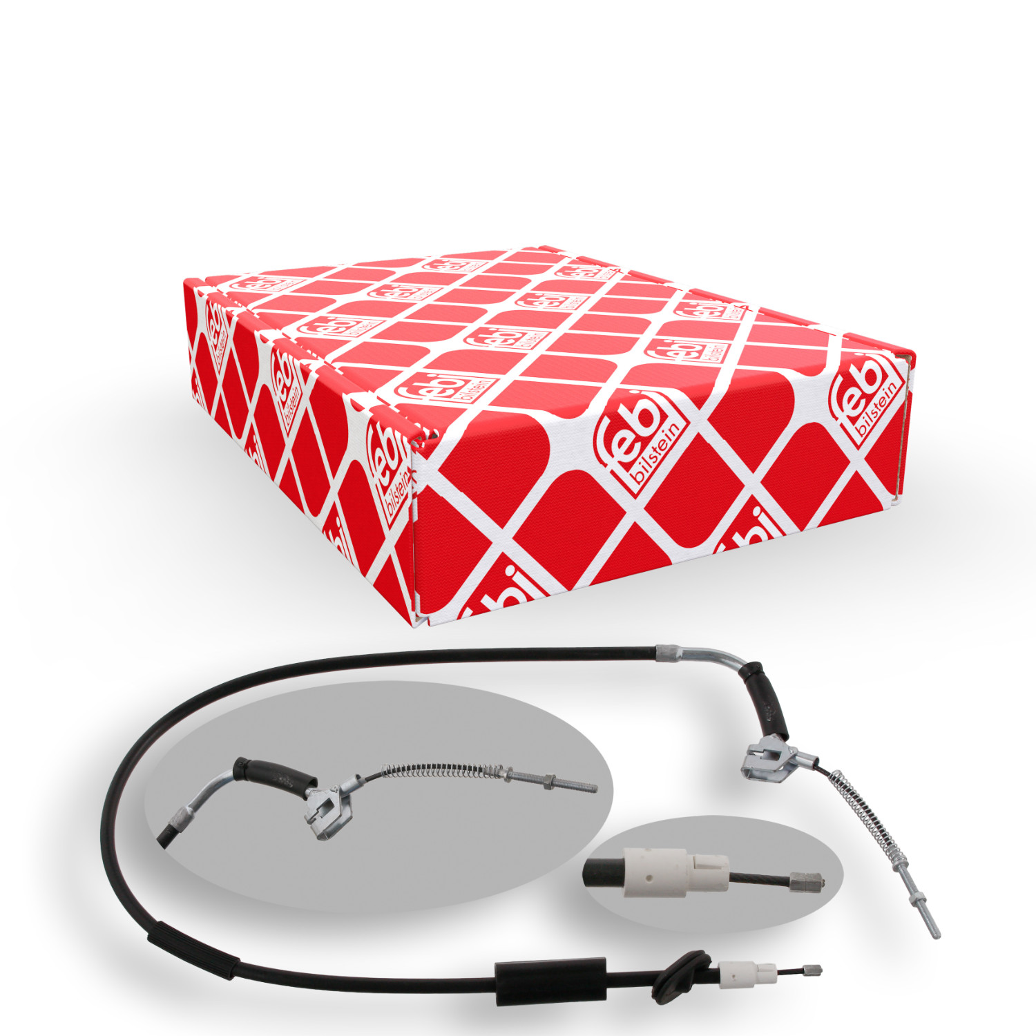 FEBI BILSTEIN Seilzug, Feststellbremse 34913 für MERCEDES-BENZ, vorne