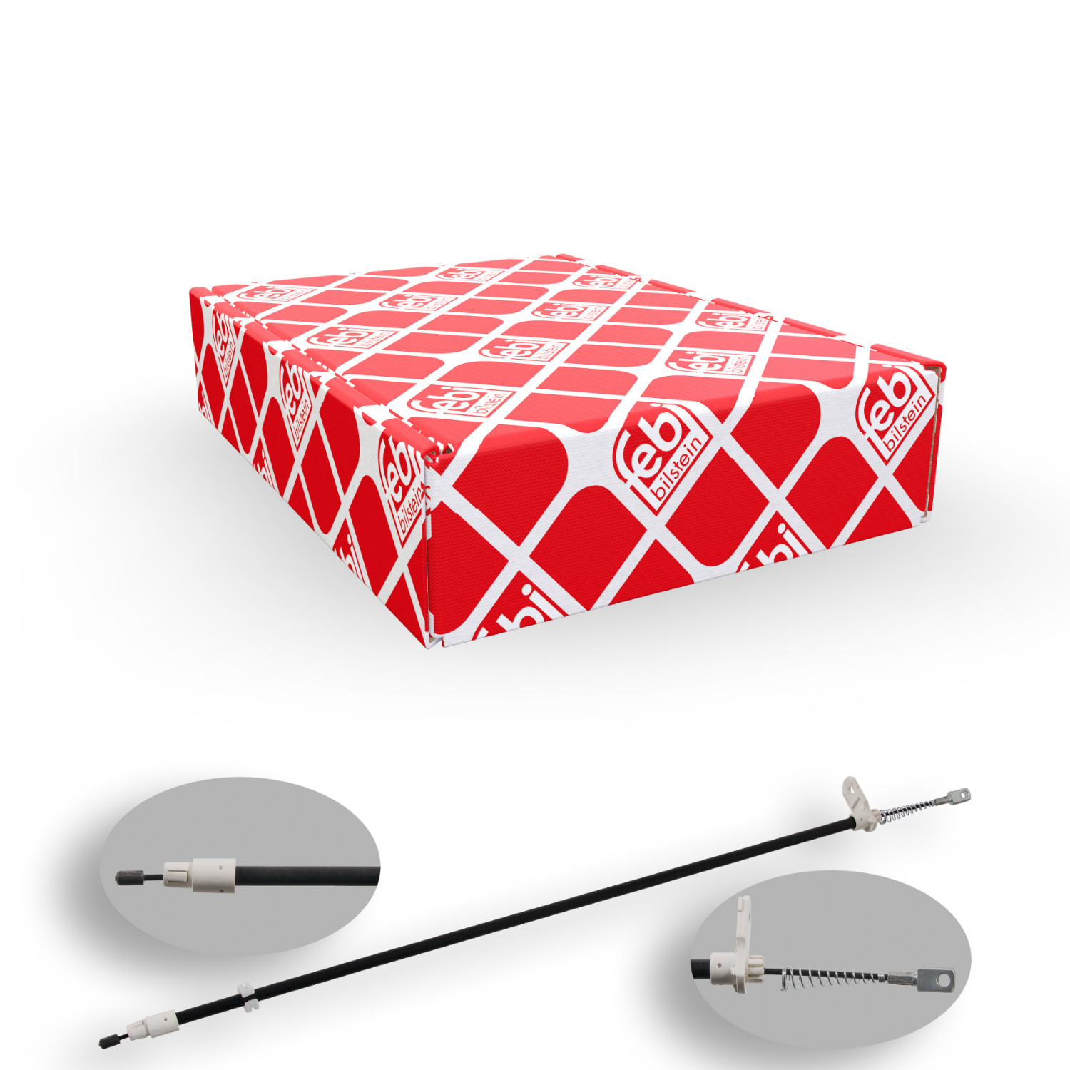 FEBI BILSTEIN Seilzug, Feststellbremse 34907 f&uuml;r MERCEDES-BENZ, hinten links