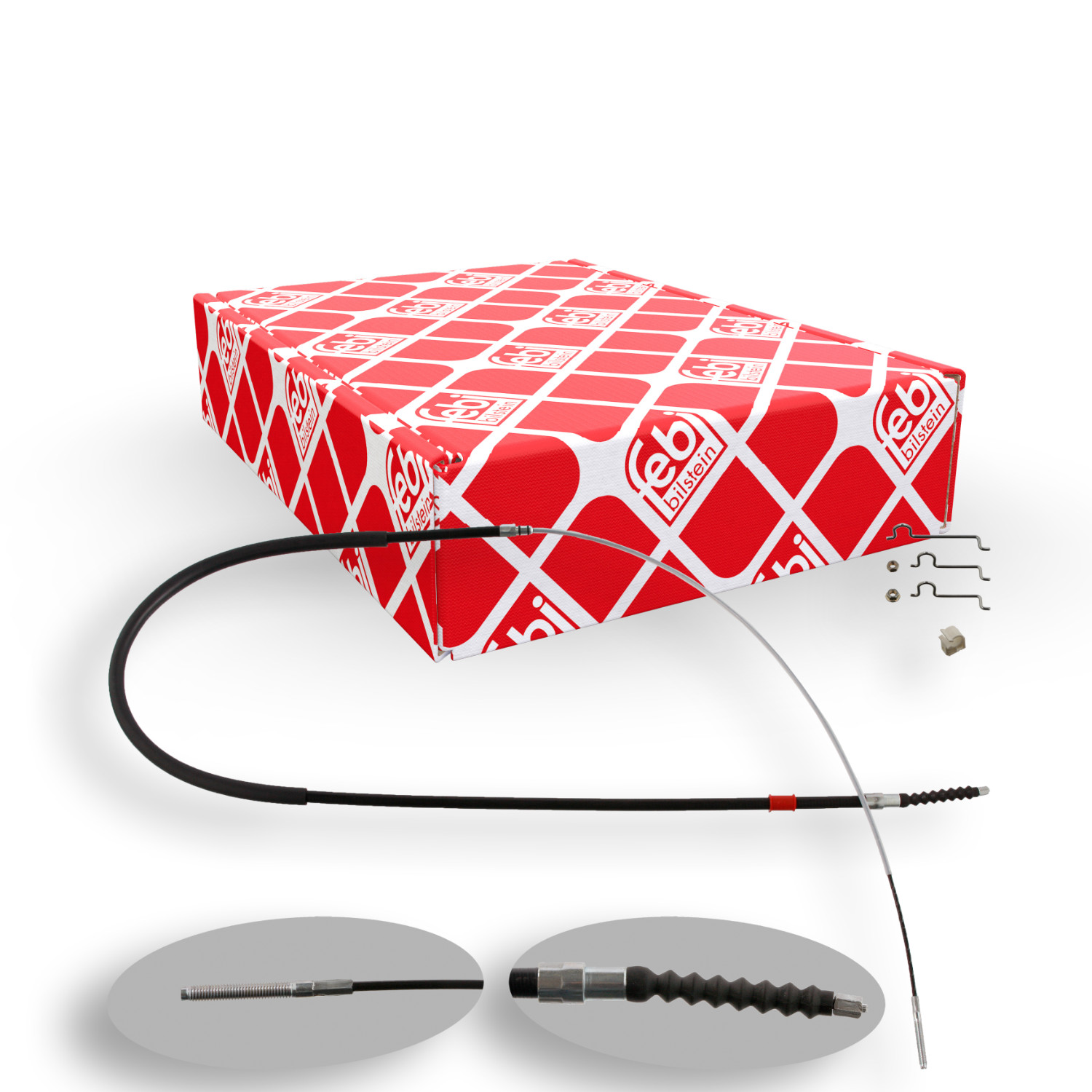 FEBI BILSTEIN Seilzug, Feststellbremse 36674 f&uuml;r BMW, hinten rechts