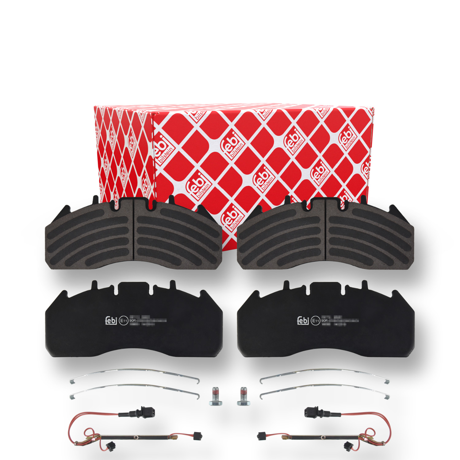 FEBI BILSTEIN Bremsbelagsatz, Scheibenbremse 16690 f&uuml;r DAF VOLVO RENAULT TRUCKS