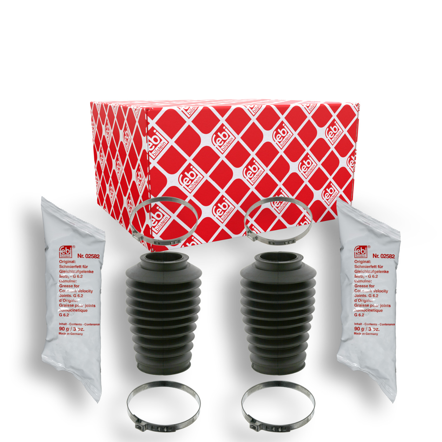 FEBI BILSTEIN Faltenbalgsatz, Lenkung 14402 für OPEL VAUXHALL GENERAL MOTORS