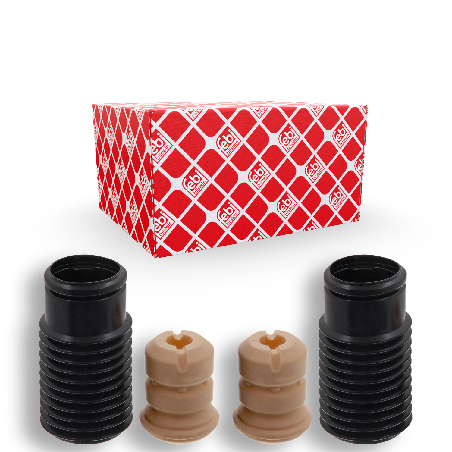 Staubschutzsatz, Sto&szlig;d&auml;mpfer FEBI BILSTEIN 13011 f&uuml;r VOLVO, Vorderachse