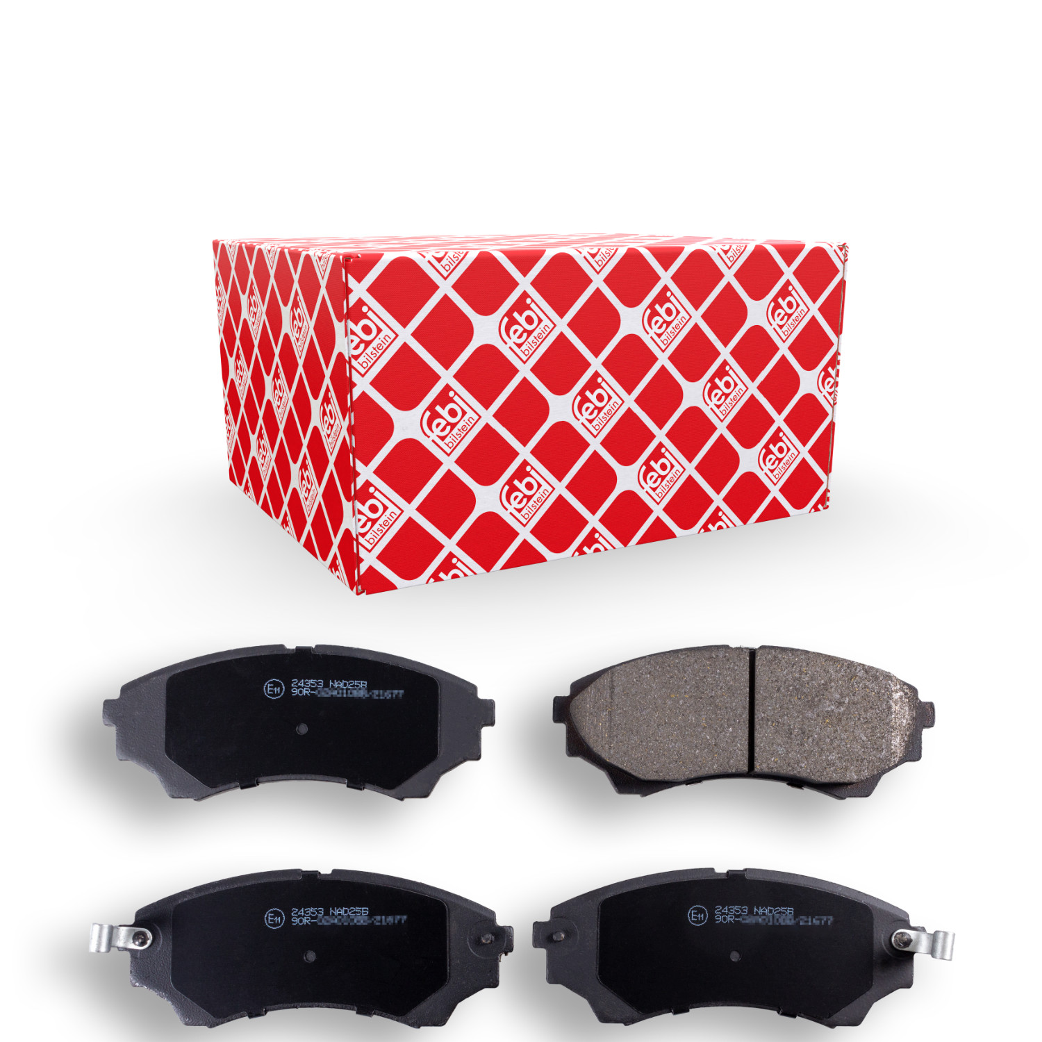 FEBI BILSTEIN Bremsbelagsatz, Scheibenbremse 16739 f&uuml;r FORD MAZDA, Vorderachse